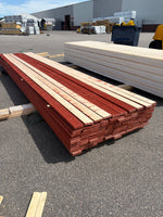 Paket Finsågade Brädor 22x95mm, 120st 5.10m (Slamfärg Röd)