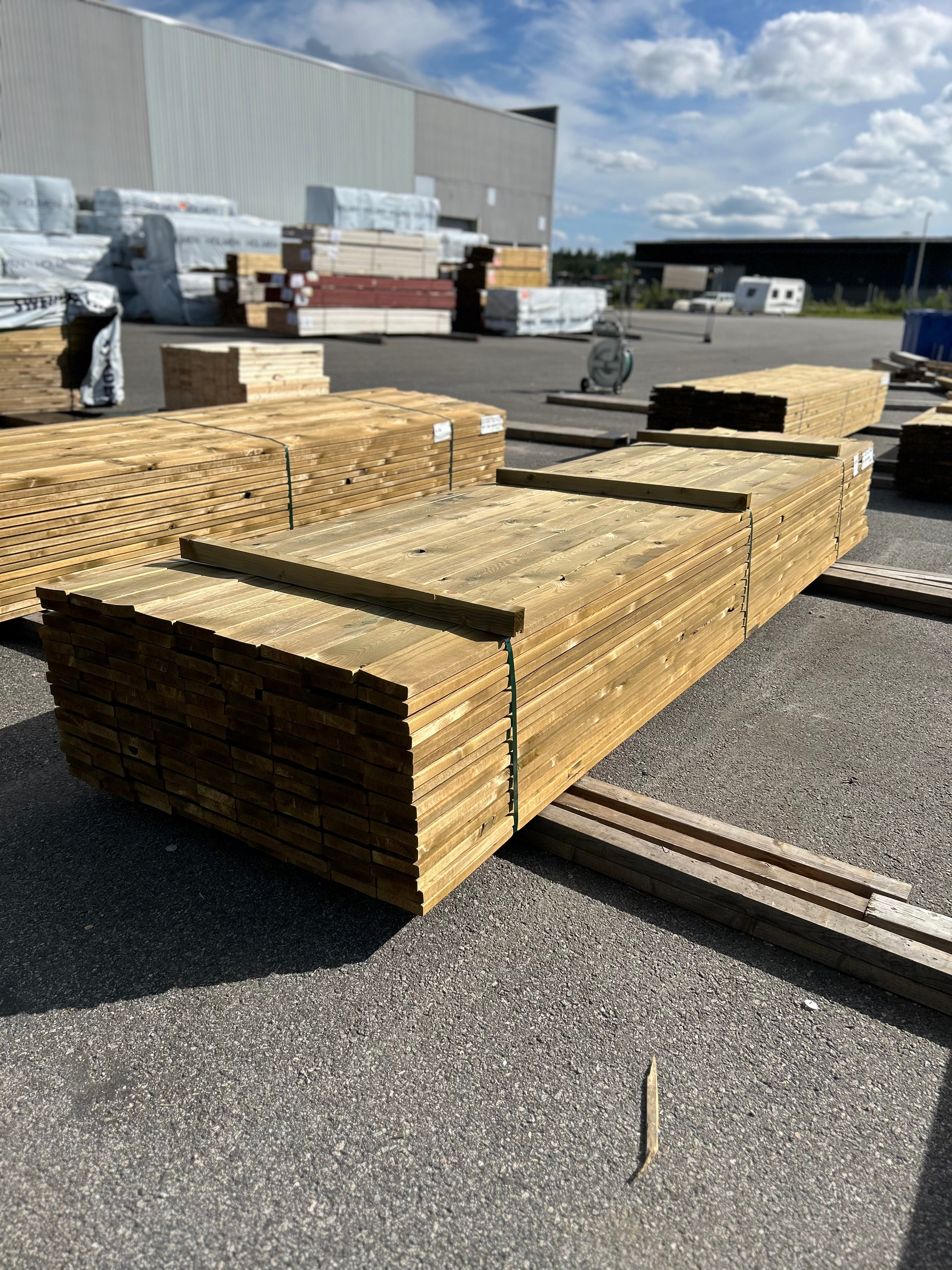 Paket Trall Furu 28x120mm 4,20m 144st Impregnerad B-kvalitet
