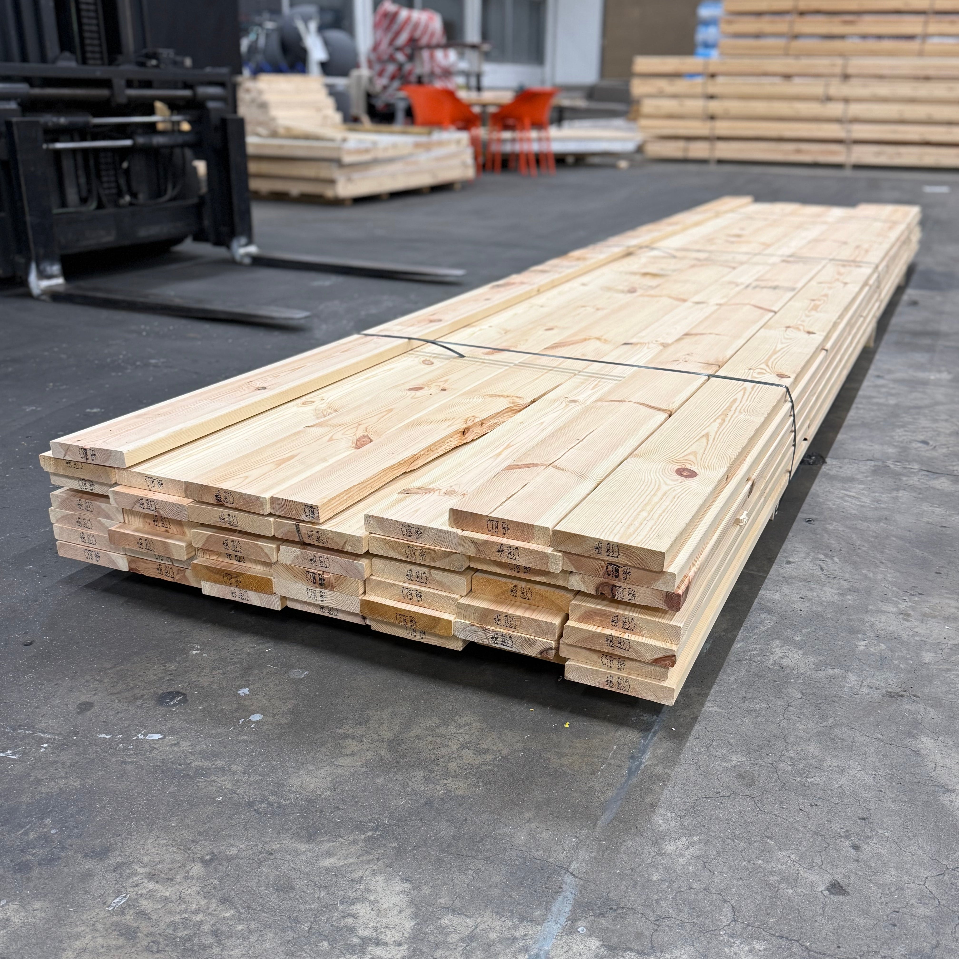 Paket Hyvlade Brädor 27x145mm 4.80m- 44st (Furu) B- sortering