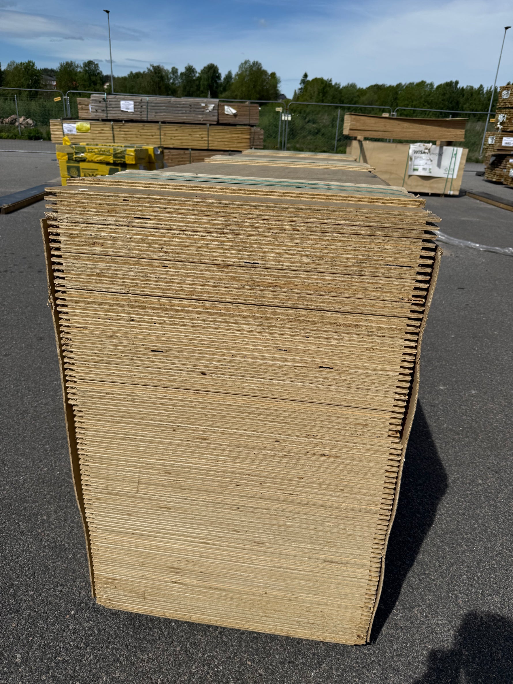 Parti WISA Wall Ergo Plywoodskivor 12mm (598x2400mm)