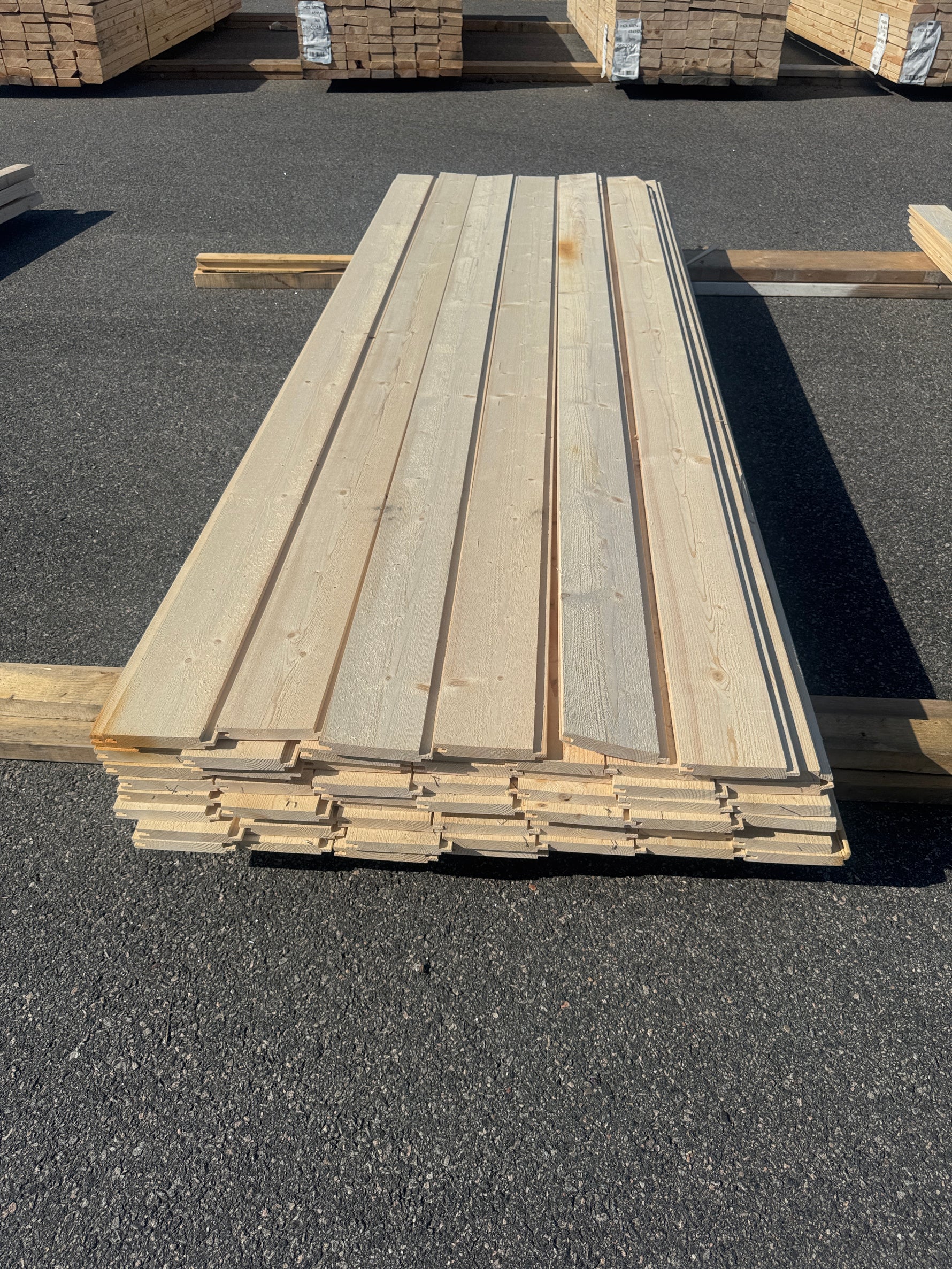 Paket Ytterpanel 22x145mm 2,70m 62st Obehandlad