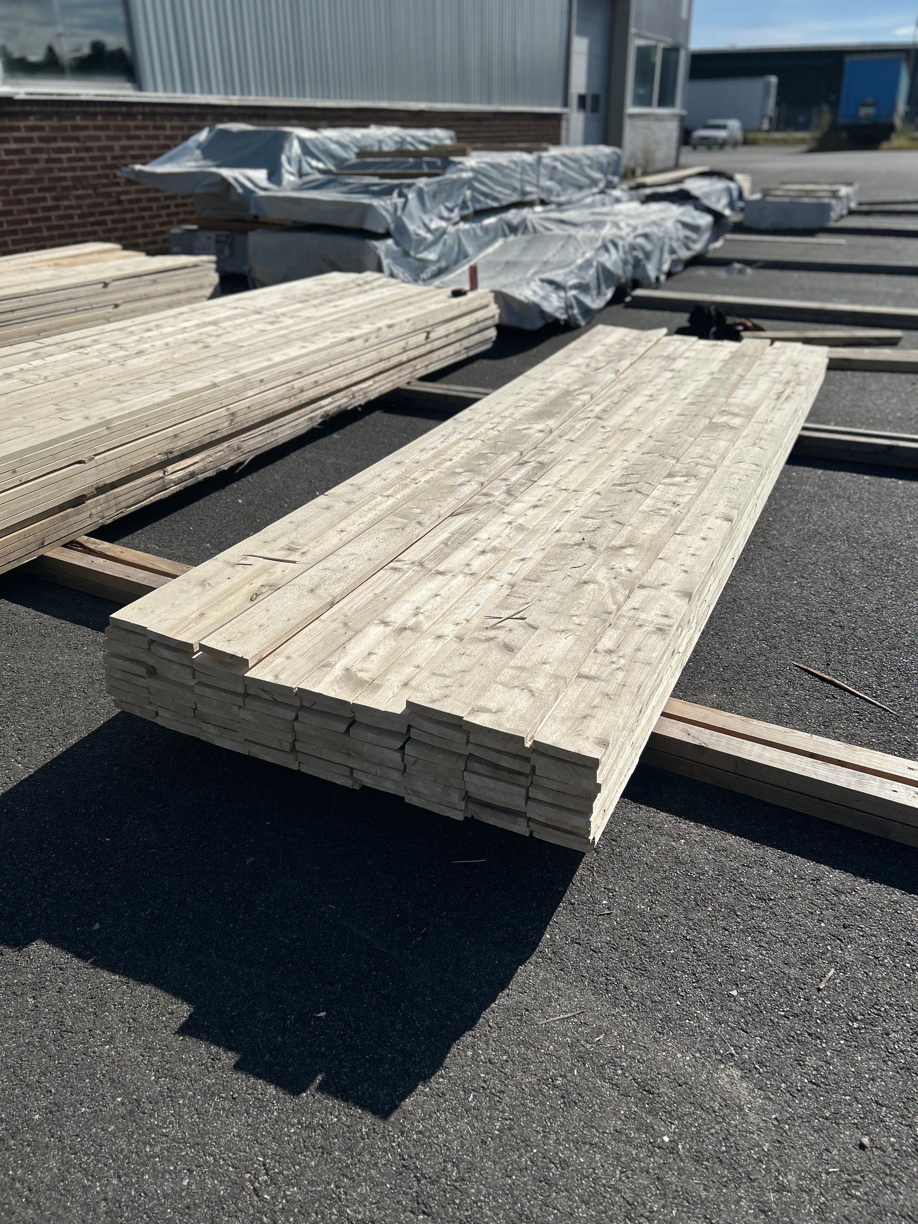 Paket Finsågad Panel 22x120mm 87st 3.60m – Andra sortering