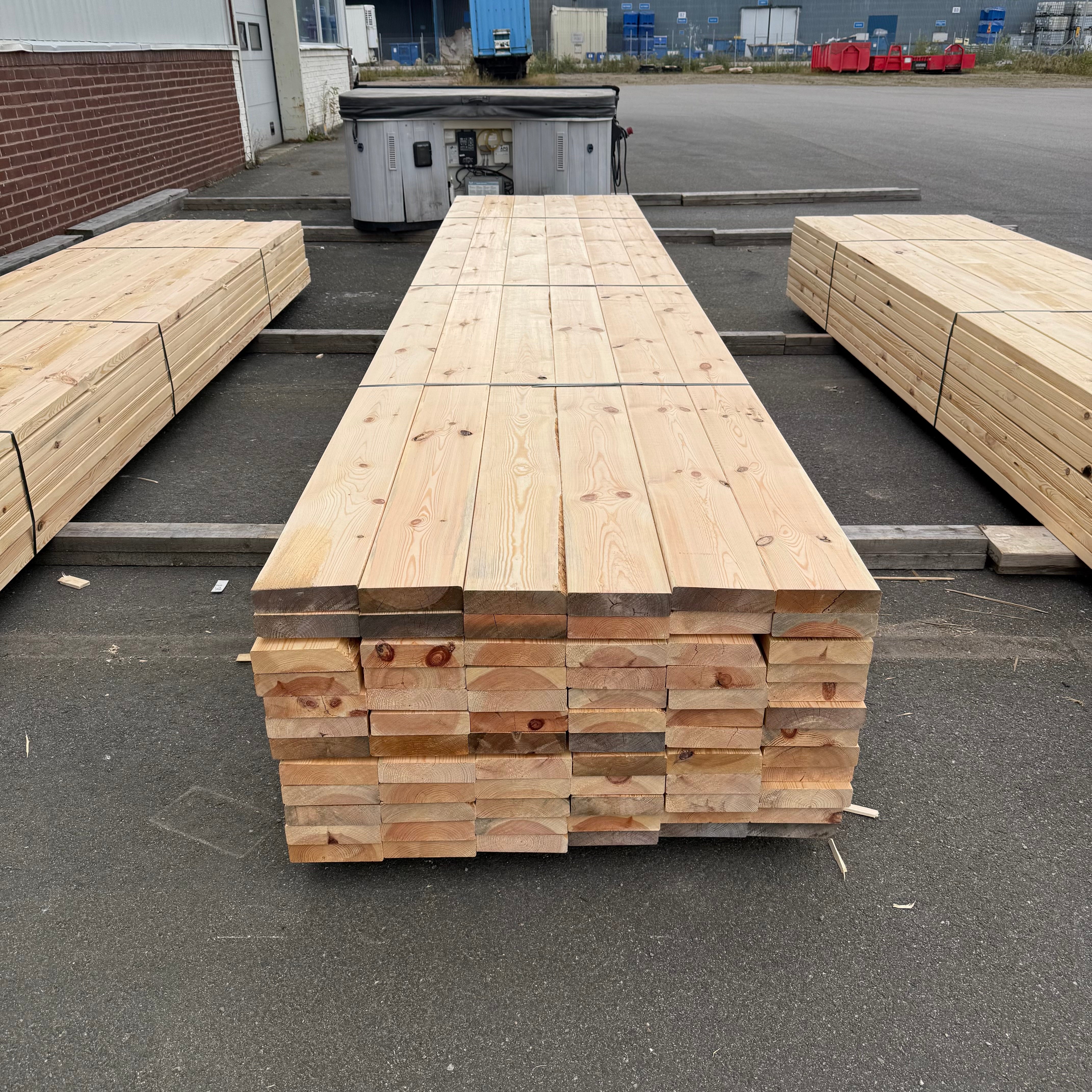 Paket Reglar 45x170mm – 72 st (4,80 m, furu)