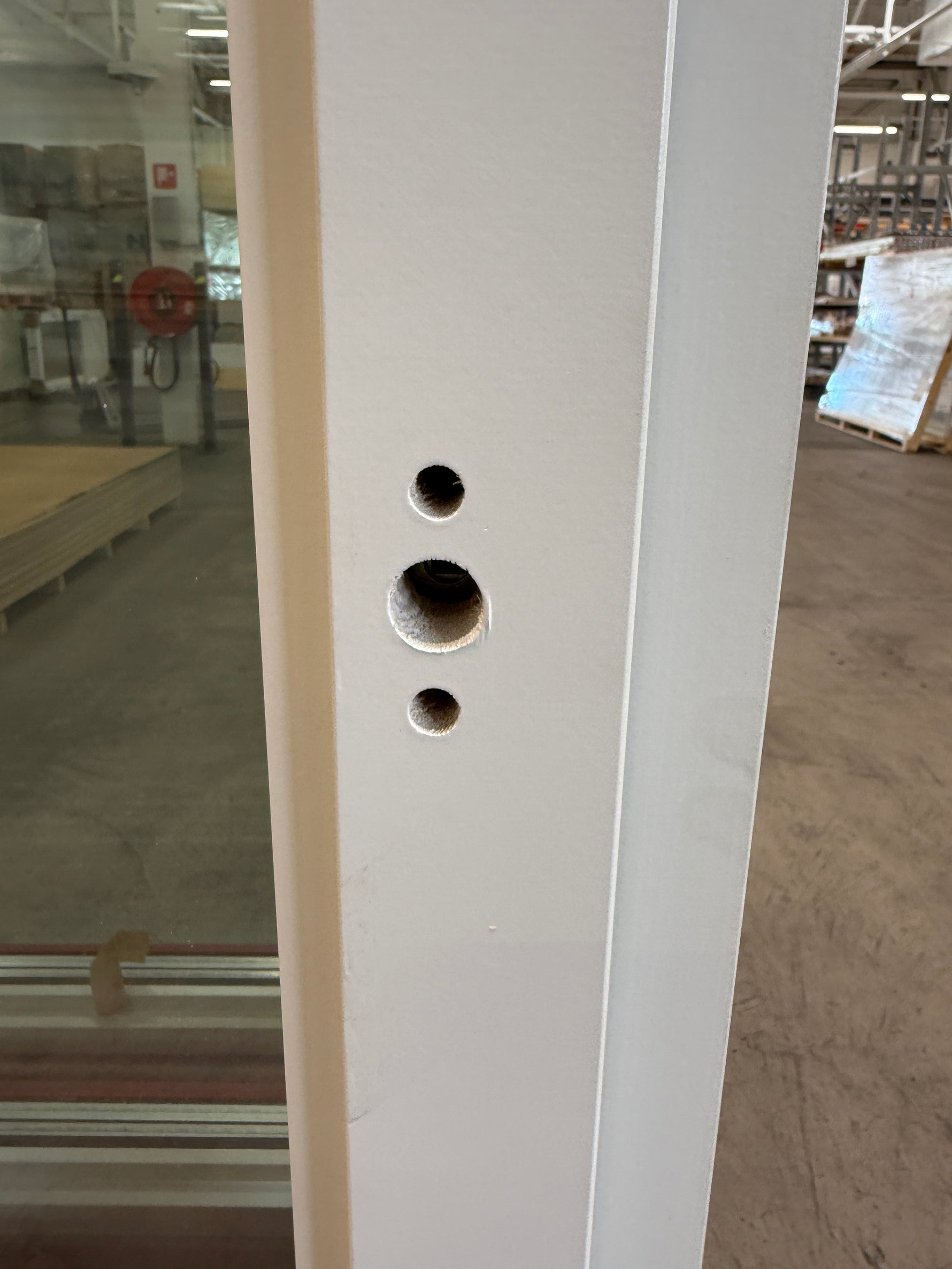 Altandörrar- Inåtgående, Trä/Aluminium – 1080 × 2080 mm- Röd