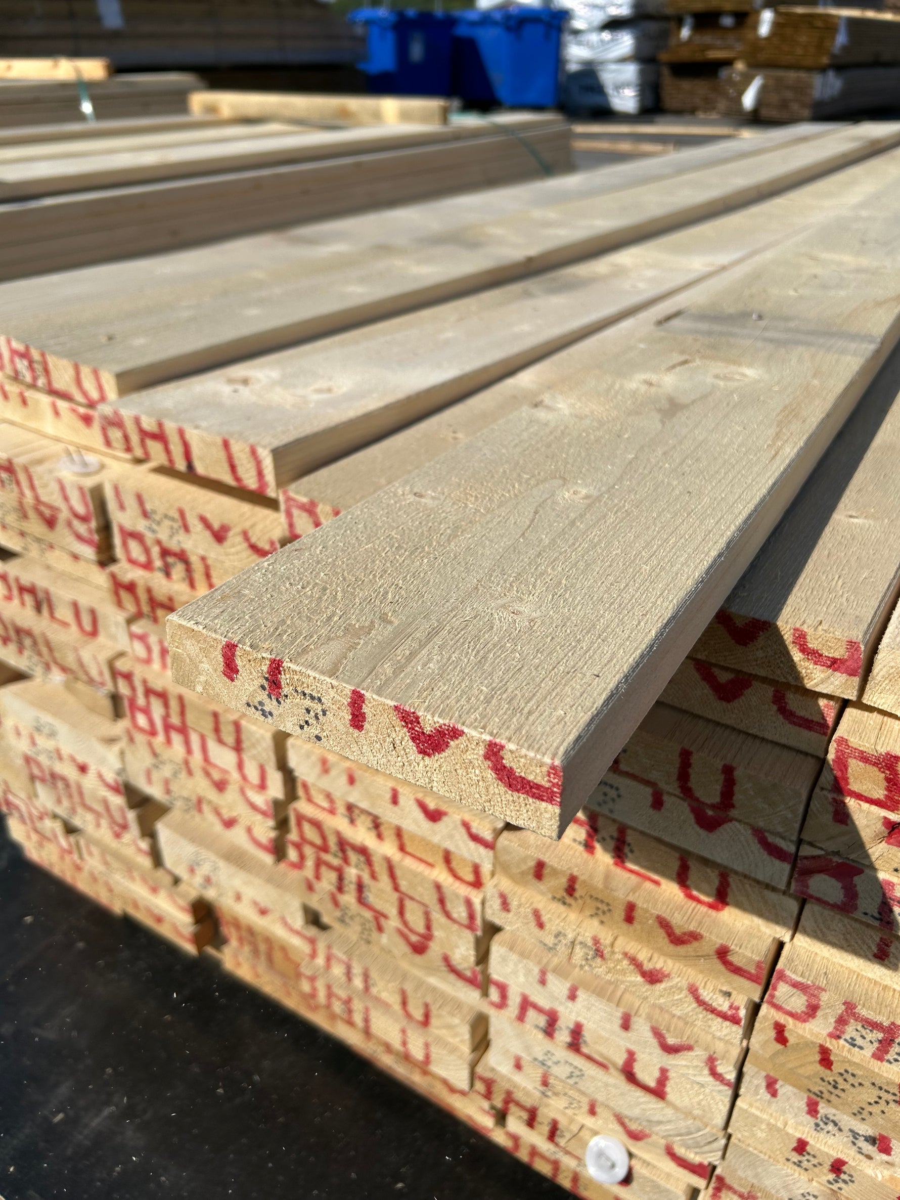 Paket Finsågade Brädor 28x145mm 2.70m 131st Obehandlad