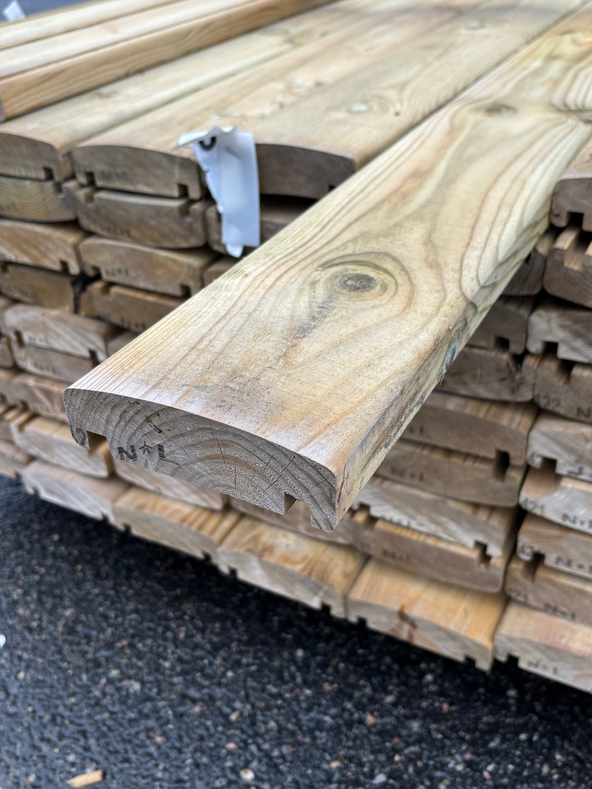 Paket Tryckimpregnerade Handledare 34x120mm 4.20m 86st