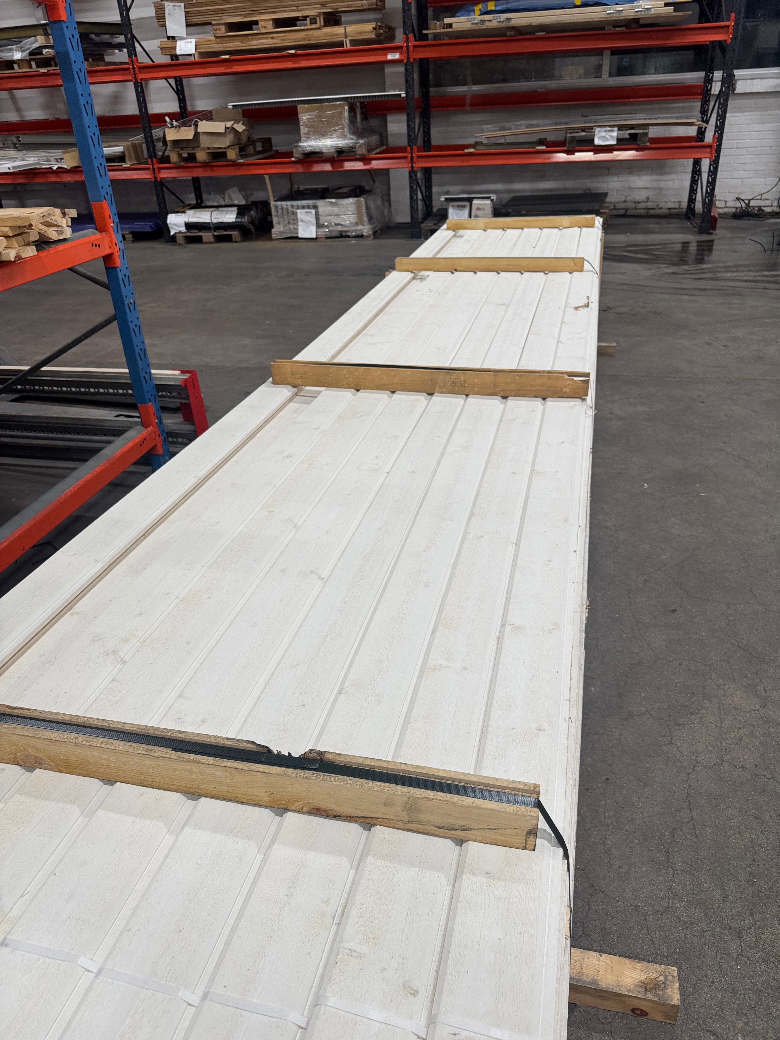 Paket Ytterpanel Dubbelfas 22x120mm – 220 st 5,40 m (Grundmålad vit)