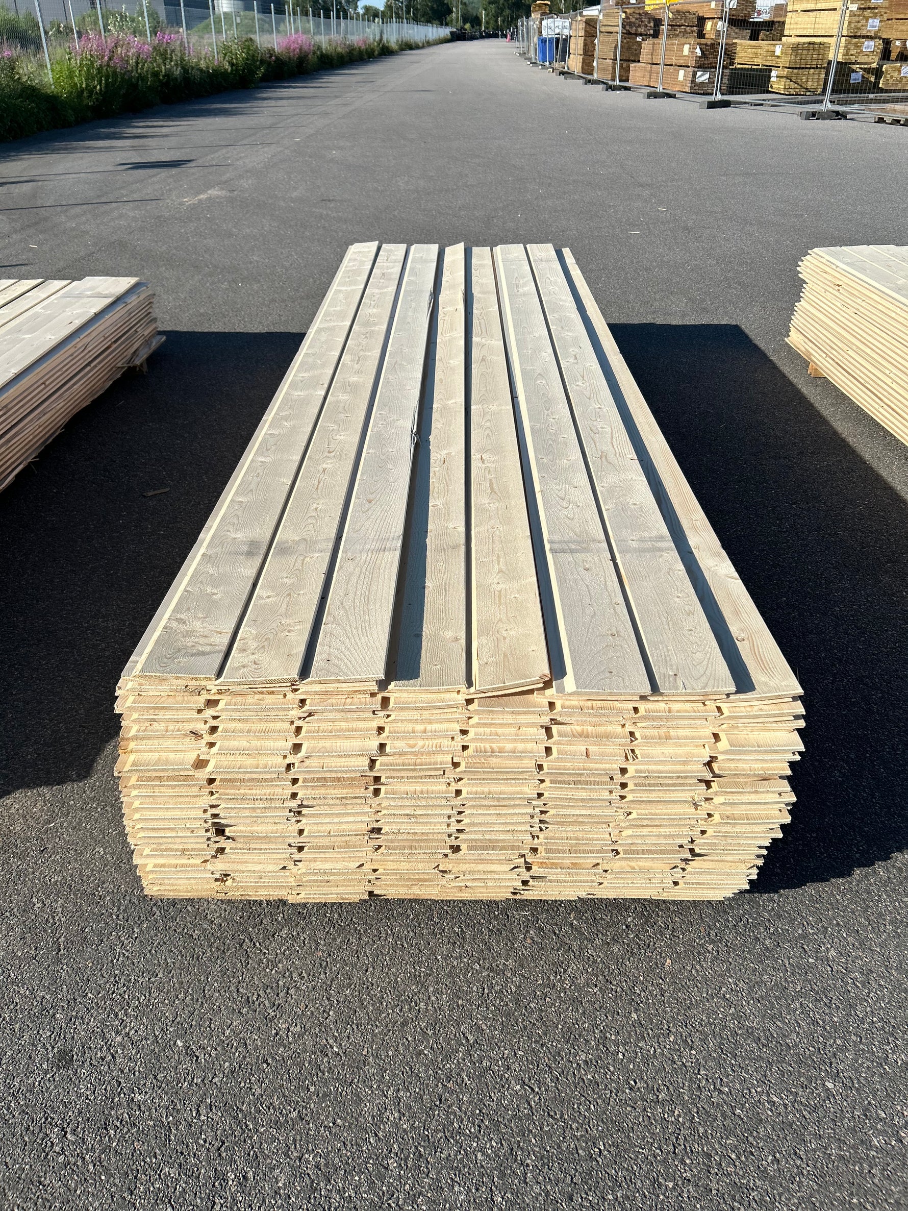 Paket Ytterpanel Enkelfas Fals Ändspont 22x145mm, 165st 3.60m