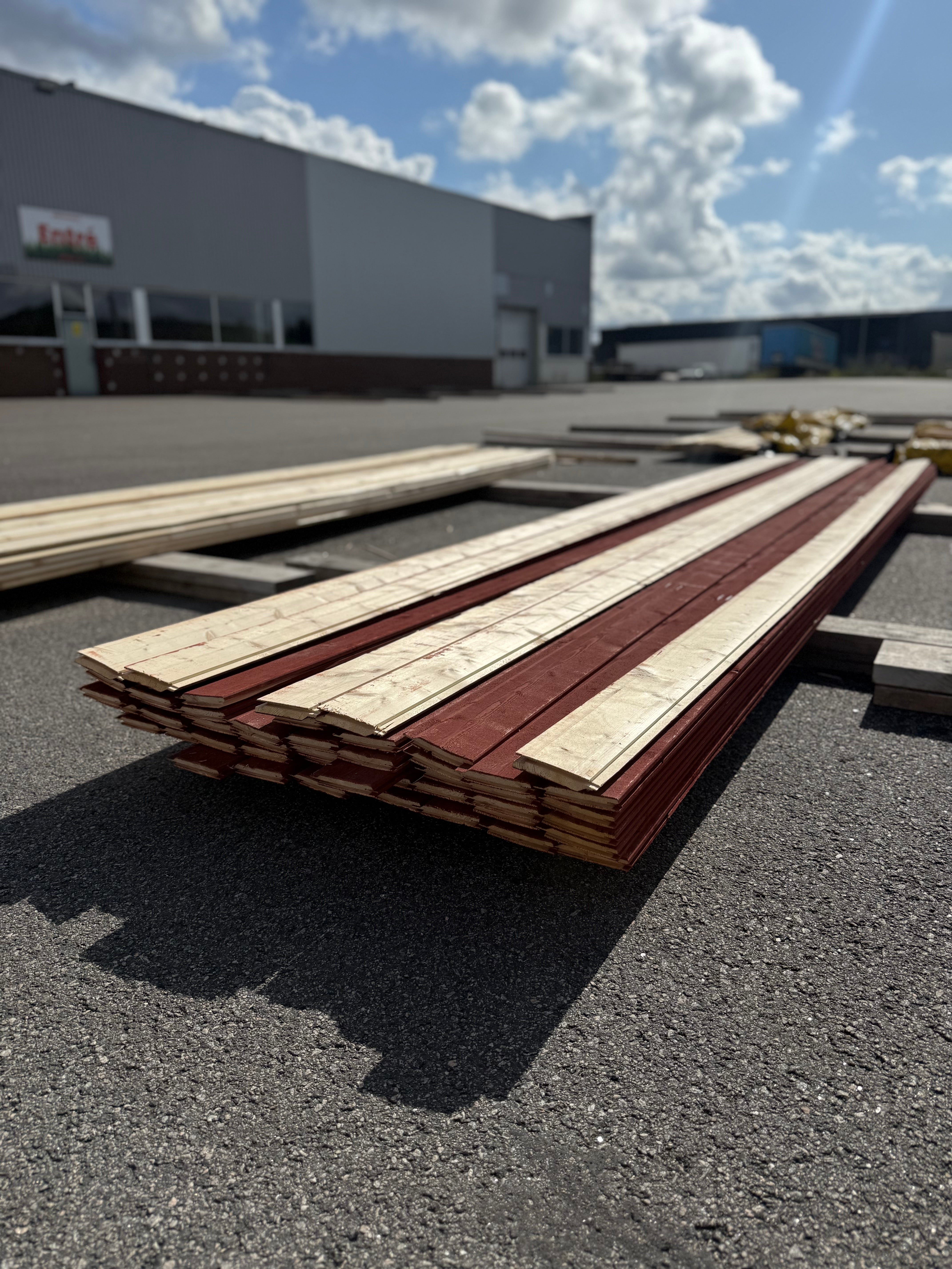 Paket Enkelfas ändspont 22x120 – Gran (49 st, 4,8 m, slamfärg)