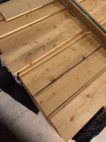 Paket Ytterpanel 22x145mm 4,80–5,40m – 110 st Vattenskadat