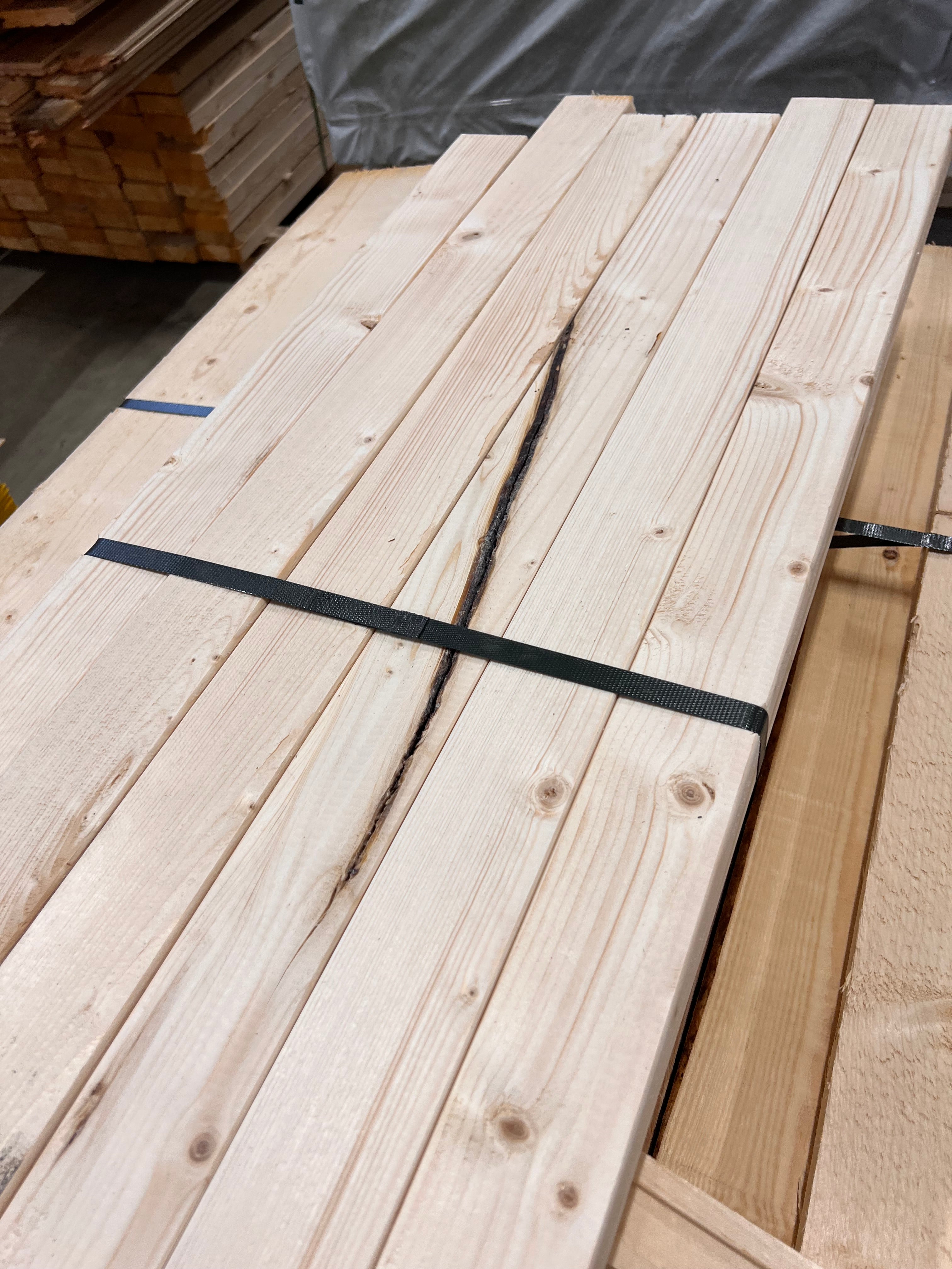 Paket Utsorterade Reglar 45x70mm 3.60m- 12st (Böjda)