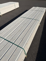 Paket Ytterpanel Dubbelfas 22×145 mm 4,50 m – Vit Grundmålad, 63 st