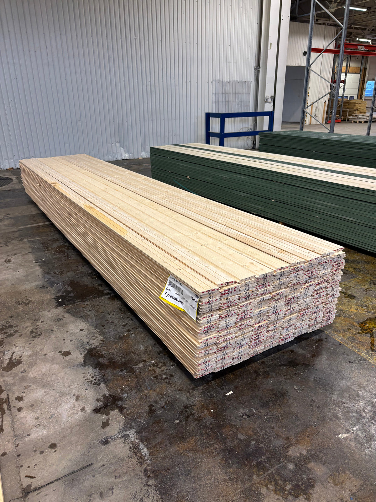 Paket Ytterpanel 19×120 mm 5,10 m Obehandlad – 243 st