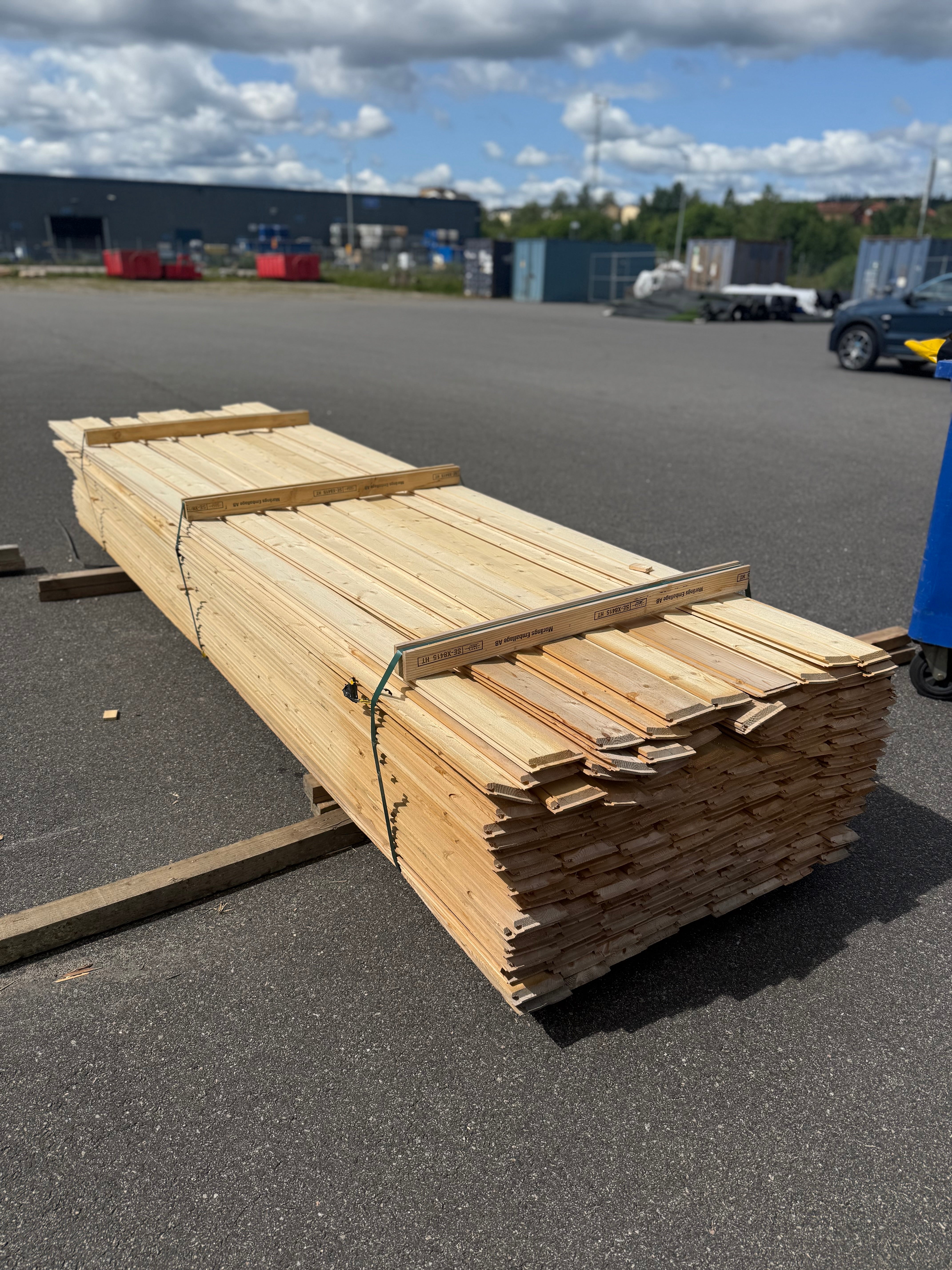 Paket Enkelfas ändspont 22x120 3.60m 189st