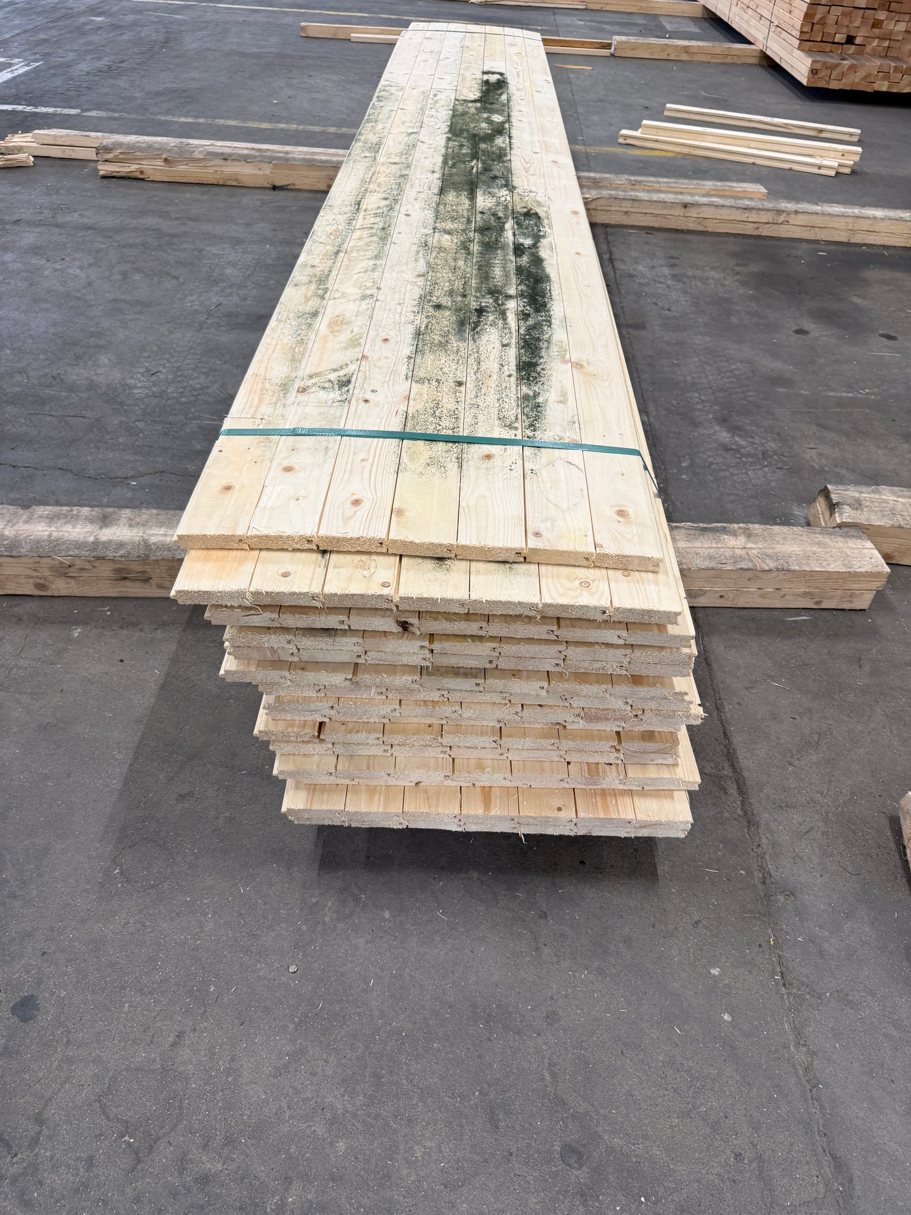 Paket Råspontluckor 20x540x3600mm 20st (Mögelskadade)
