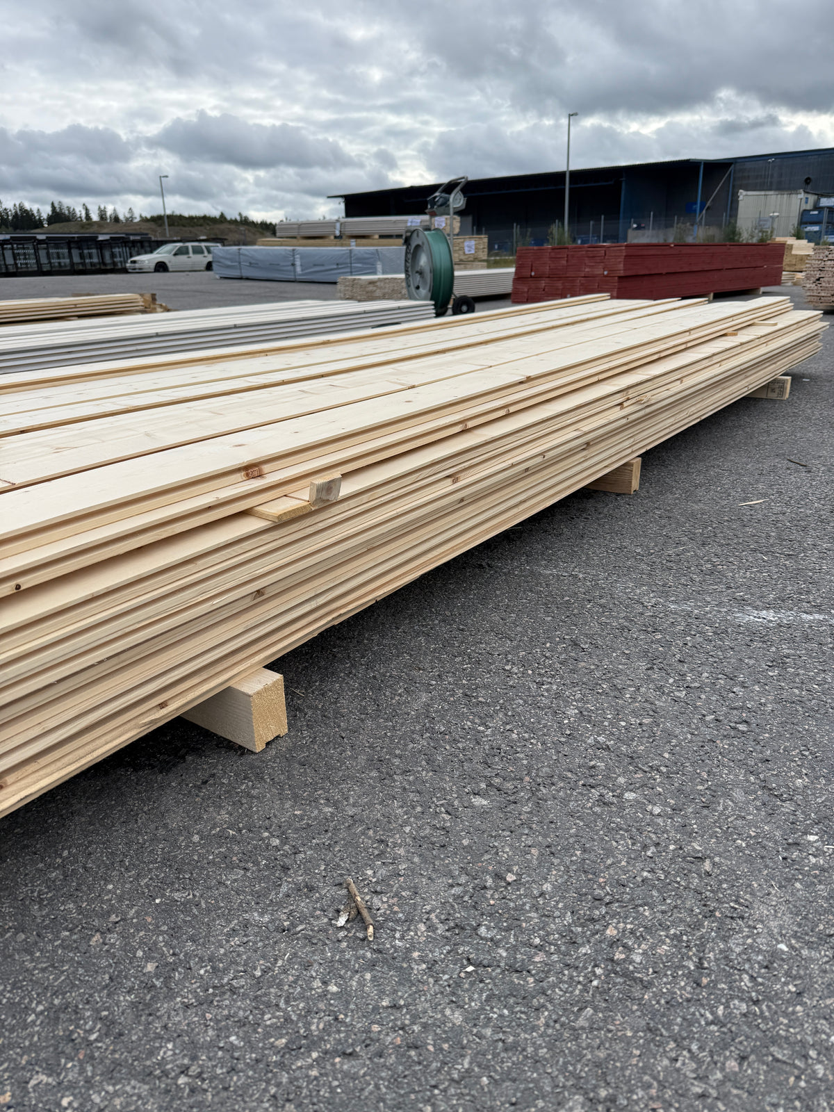 Paket Enkelfasspont 22x120mm, 82st 3,60m- Obehandlad