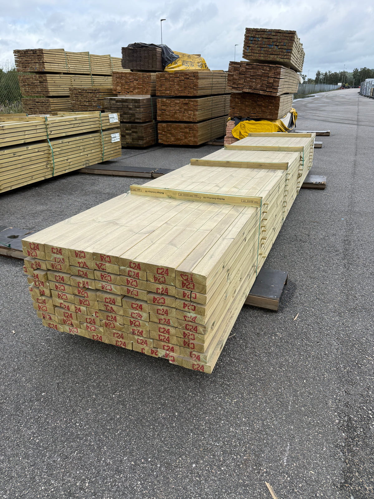 Paket Tryckimpregnerade Reglar 45x70mm, 140st 5,40m