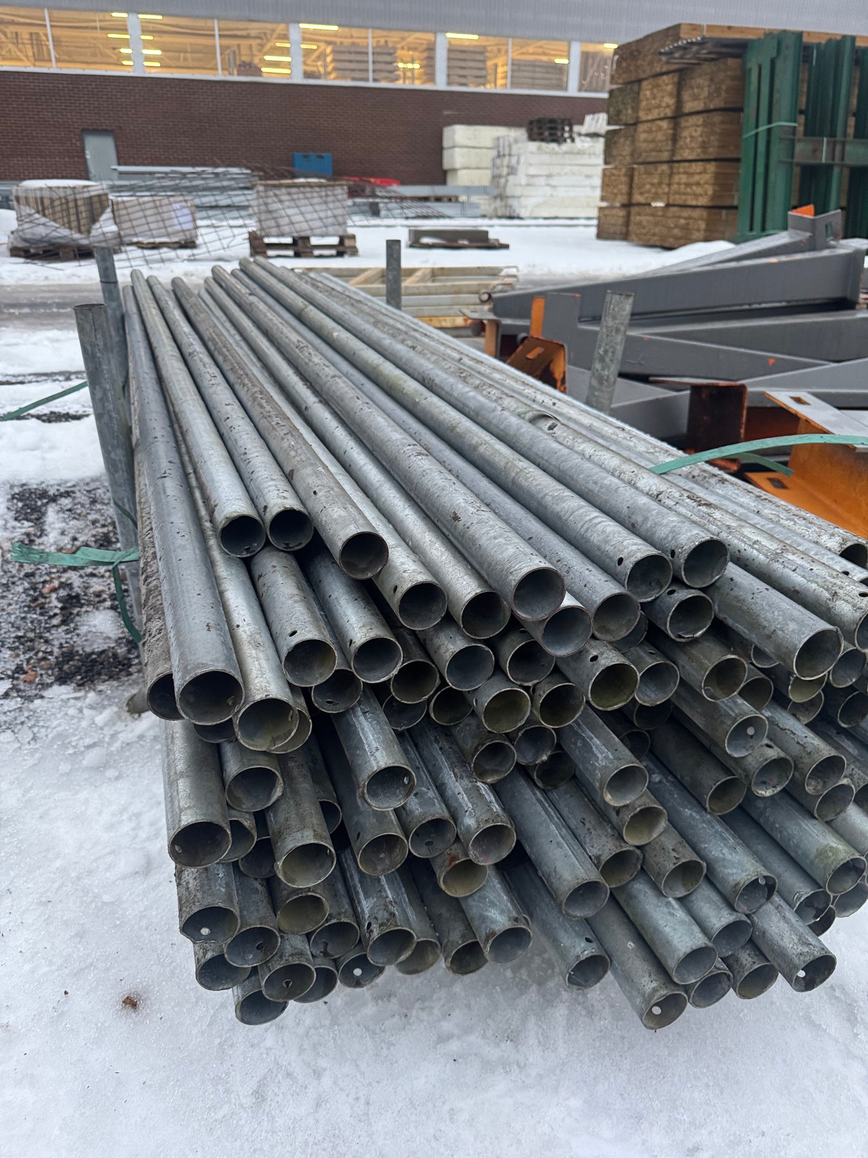 Stålrör Ø45 mm – 2,5 m – Galvaniserat - Spirec