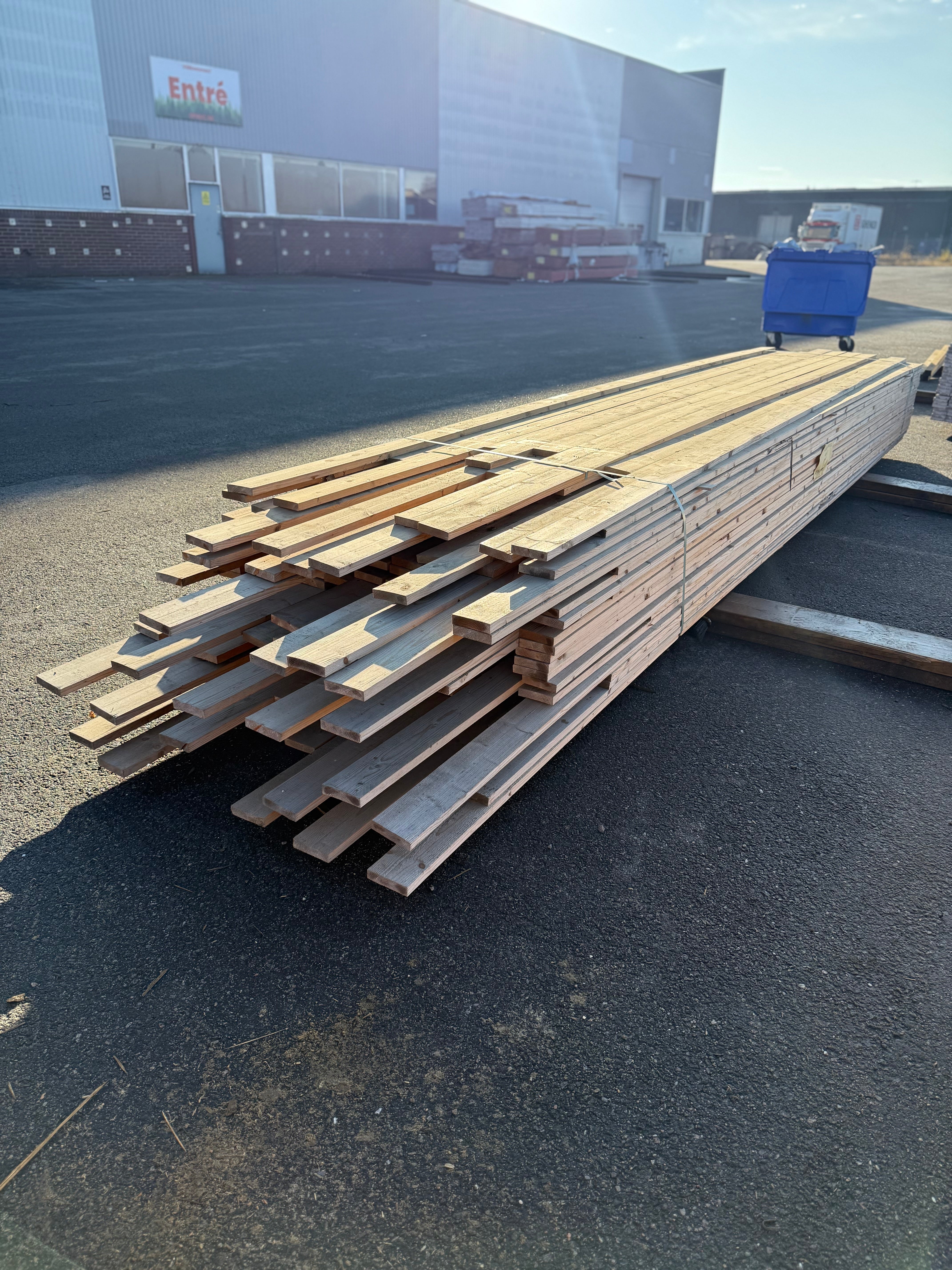 Paket Finsågad Panel 21x95mm – 236 st (Gran, 3,10–5,40 m)