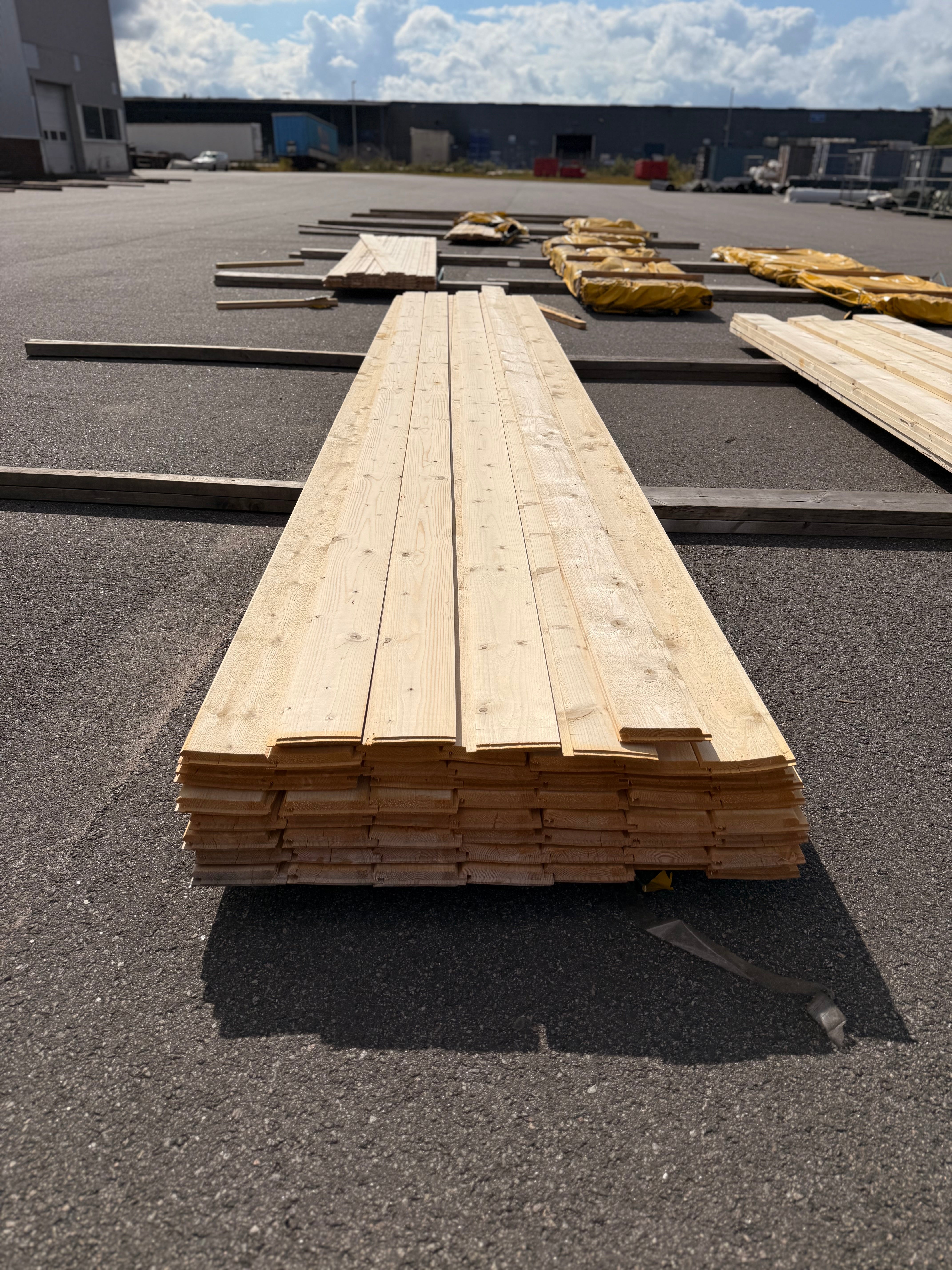 Paket Dubbelfasspont 22x145 – Gran 59 st, 5,4 m
