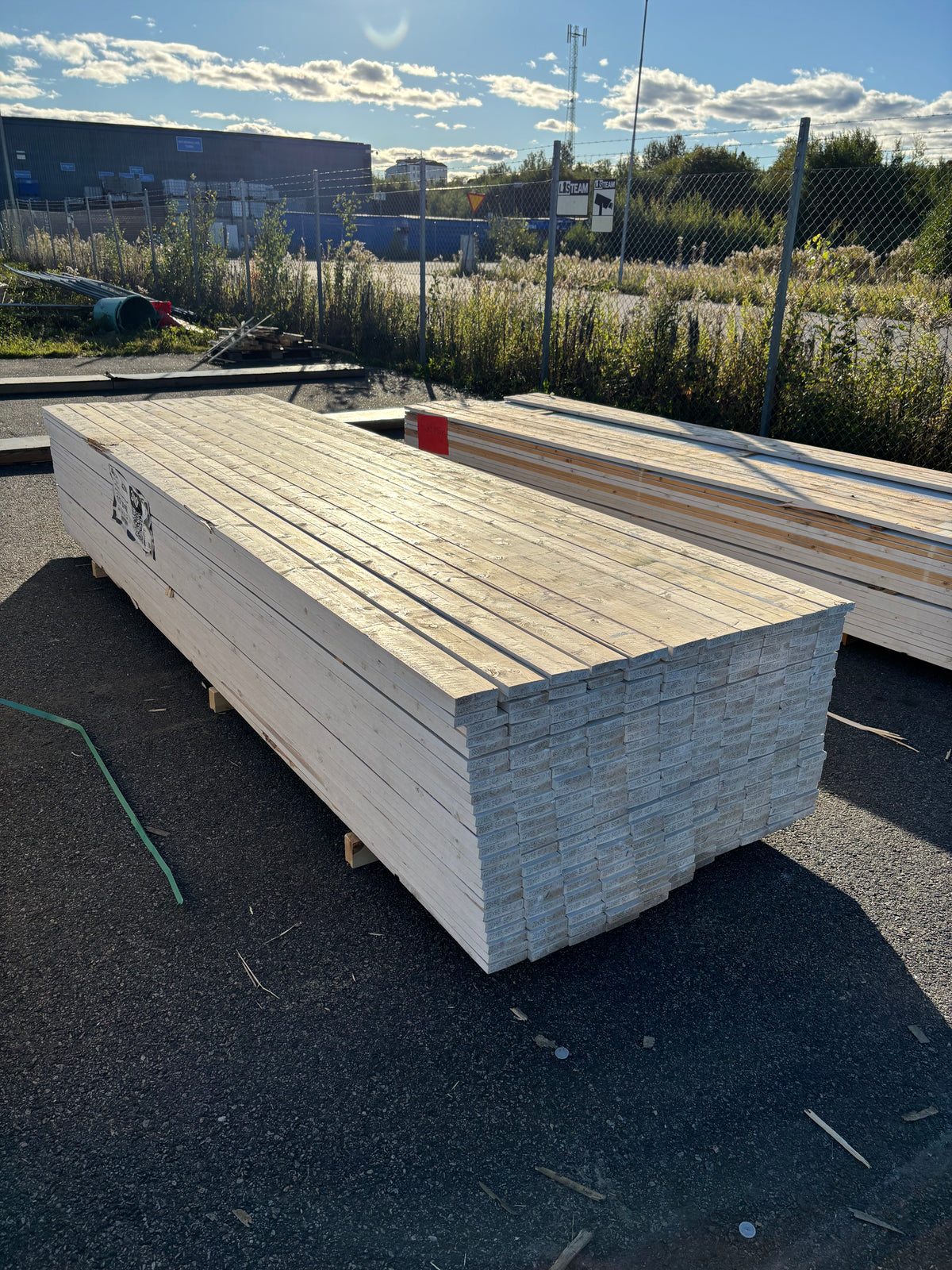 Paket Finsågade Brädor 22x95mm 3,60m 286st Mellanstrukna
