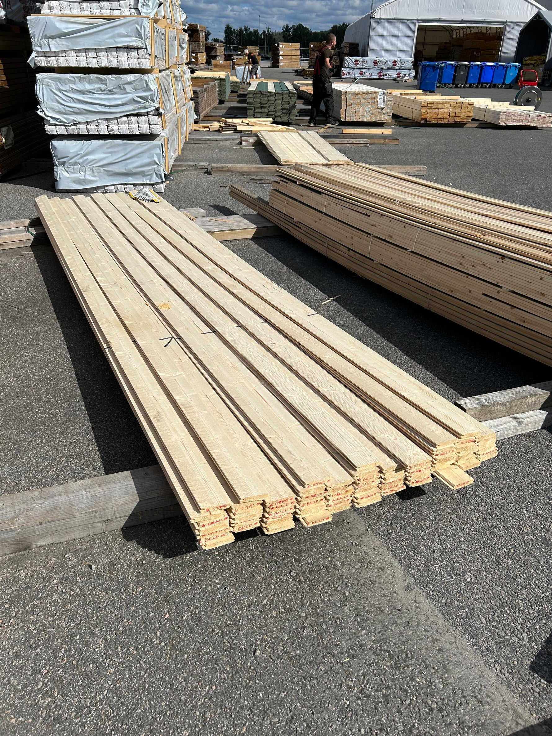 Paket Dubbelfasspont 17x95mm 73st 3.90m Obehandlad