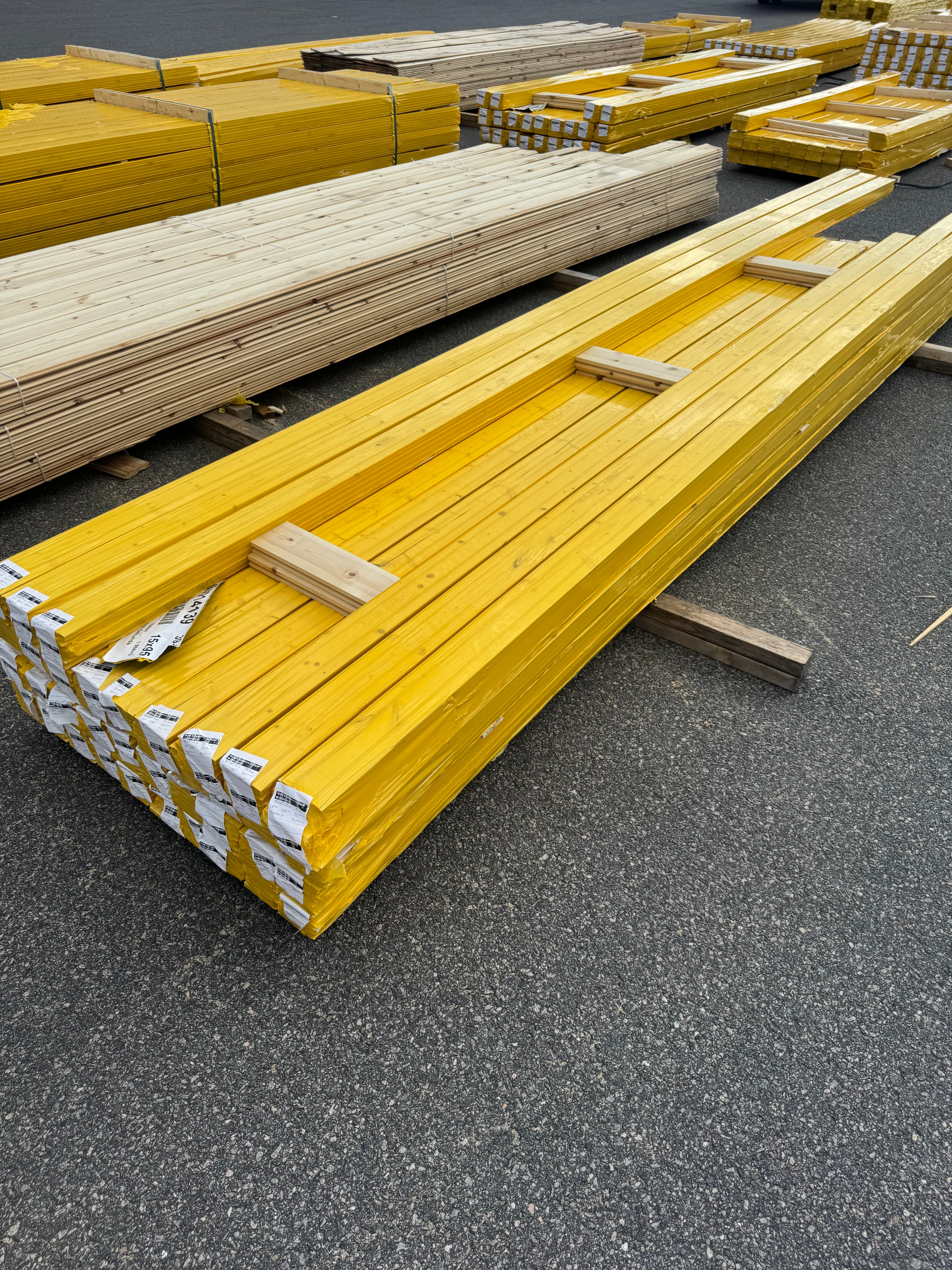 Spårpanel 15x95 Gran – Sekunda, Finsågad, Obehandlad