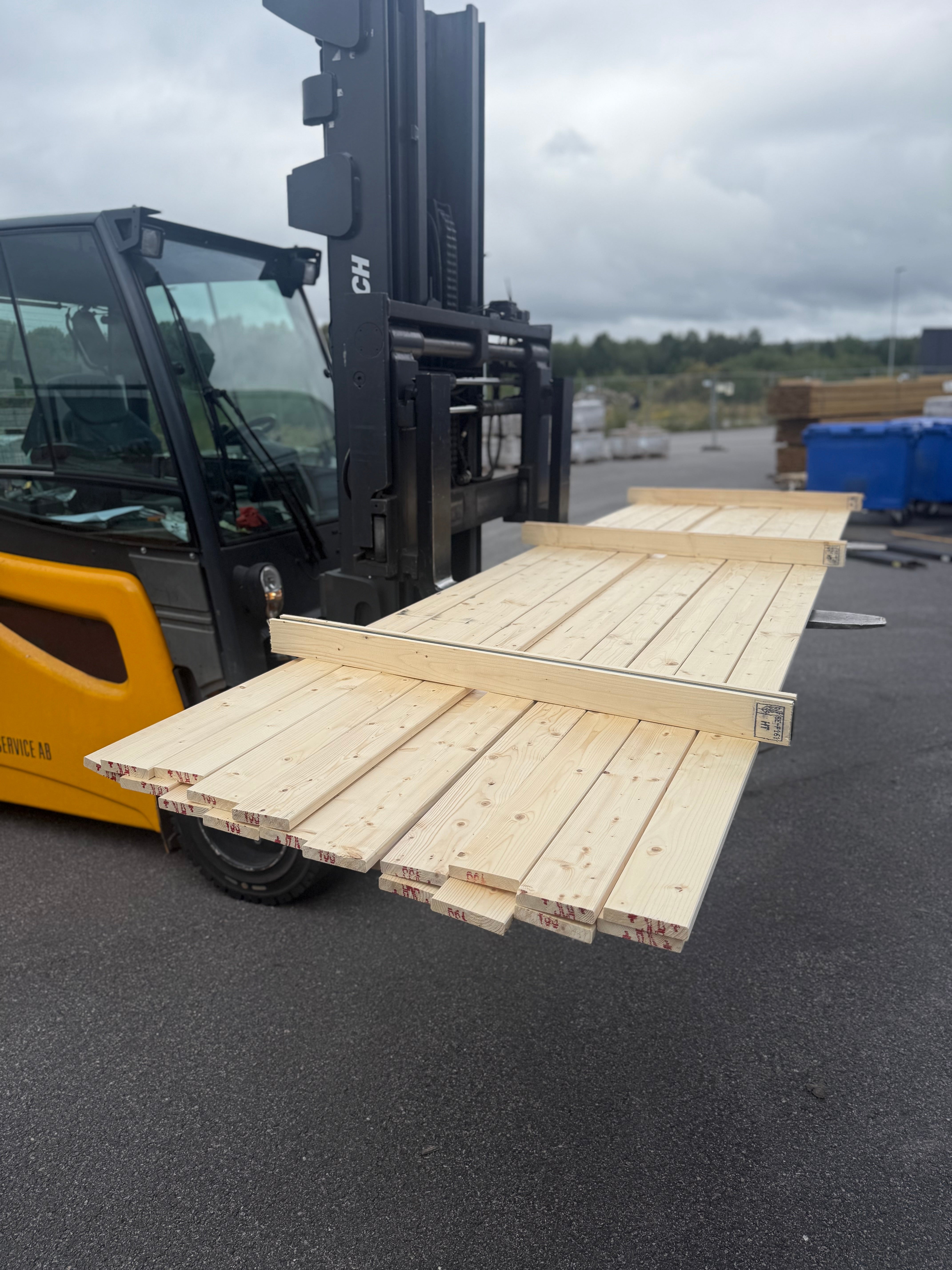 Paket Hyvlade Brädor 17x95 4.20m 19st vrak