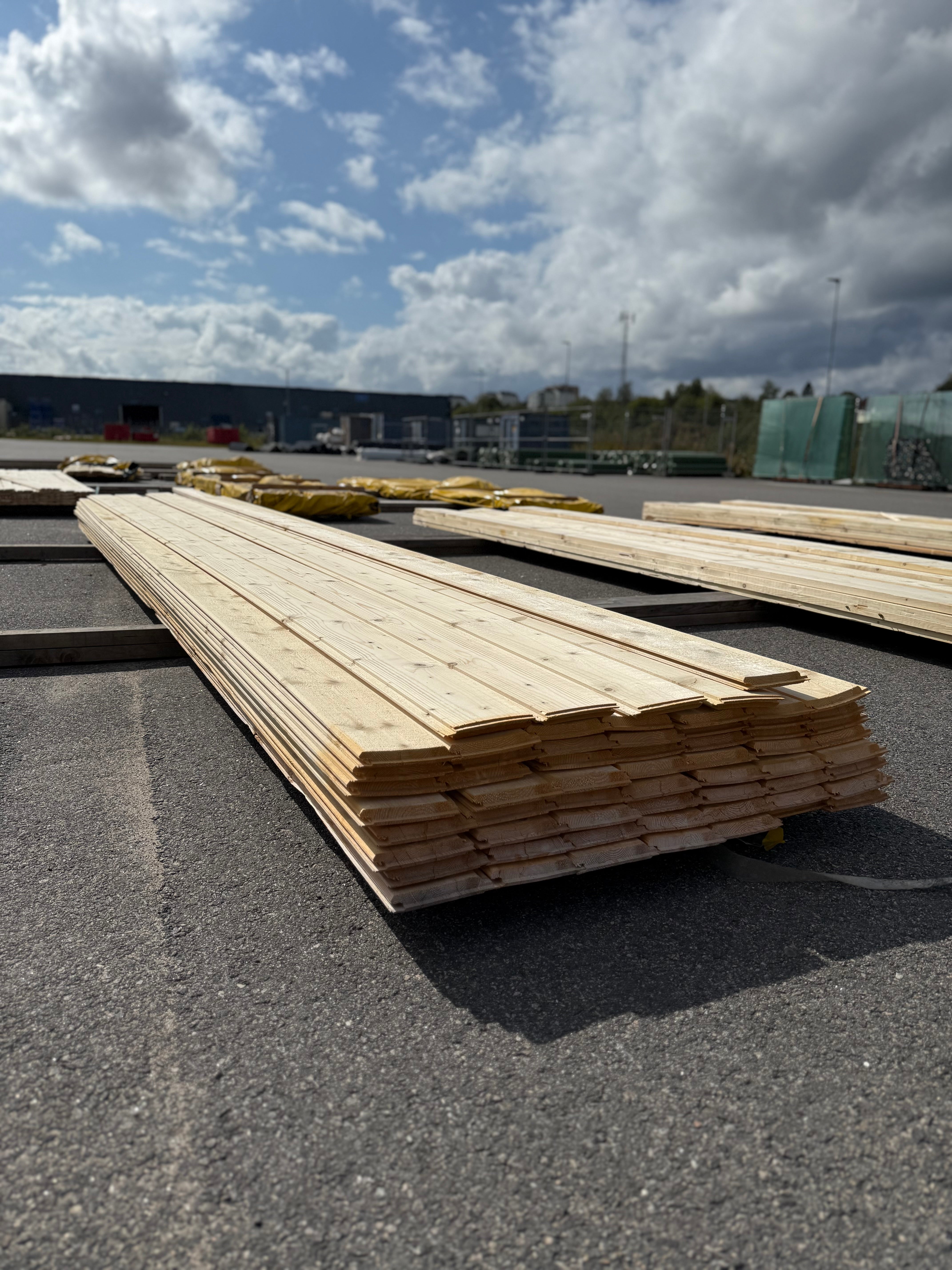 Paket Dubbelfasspont 22x145 – Gran 59 st, 5,4 m