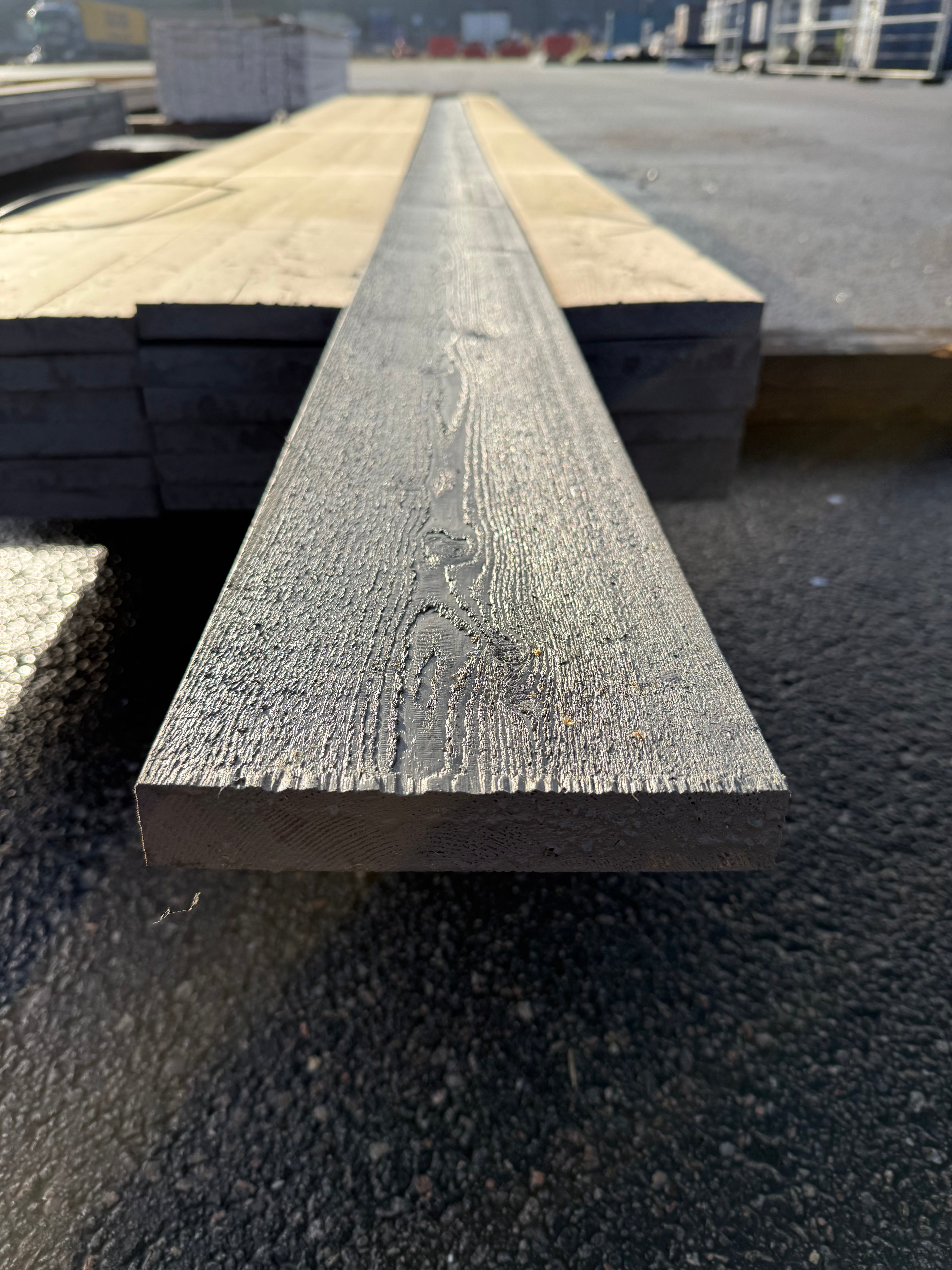 Paket Finsågad Panel 28x170 mm – 30 st (5,40 m, Målad NCS S 6500-N)