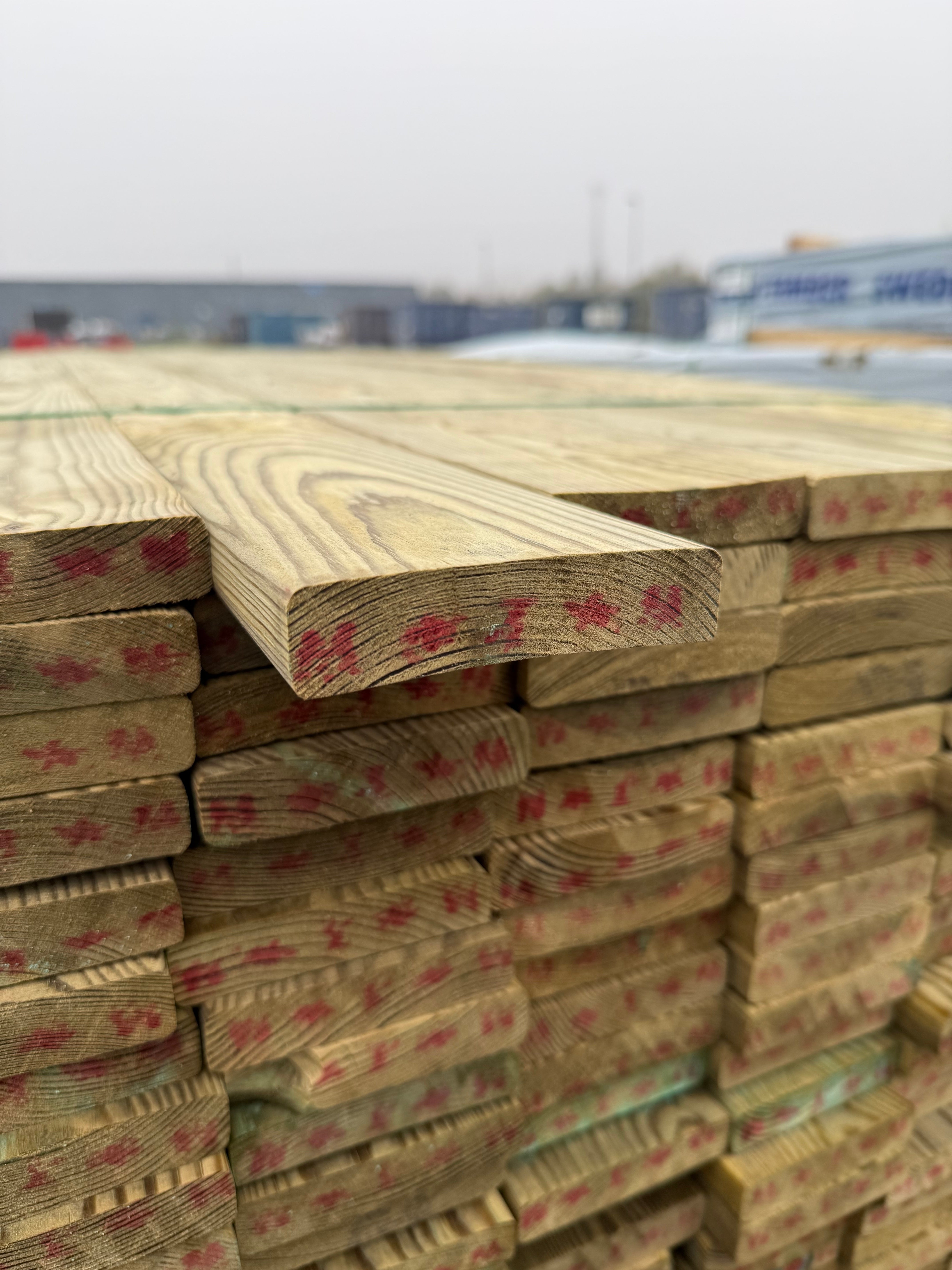 Tryckimpregnerad Trall 22x95mm Furu (Sekunda)