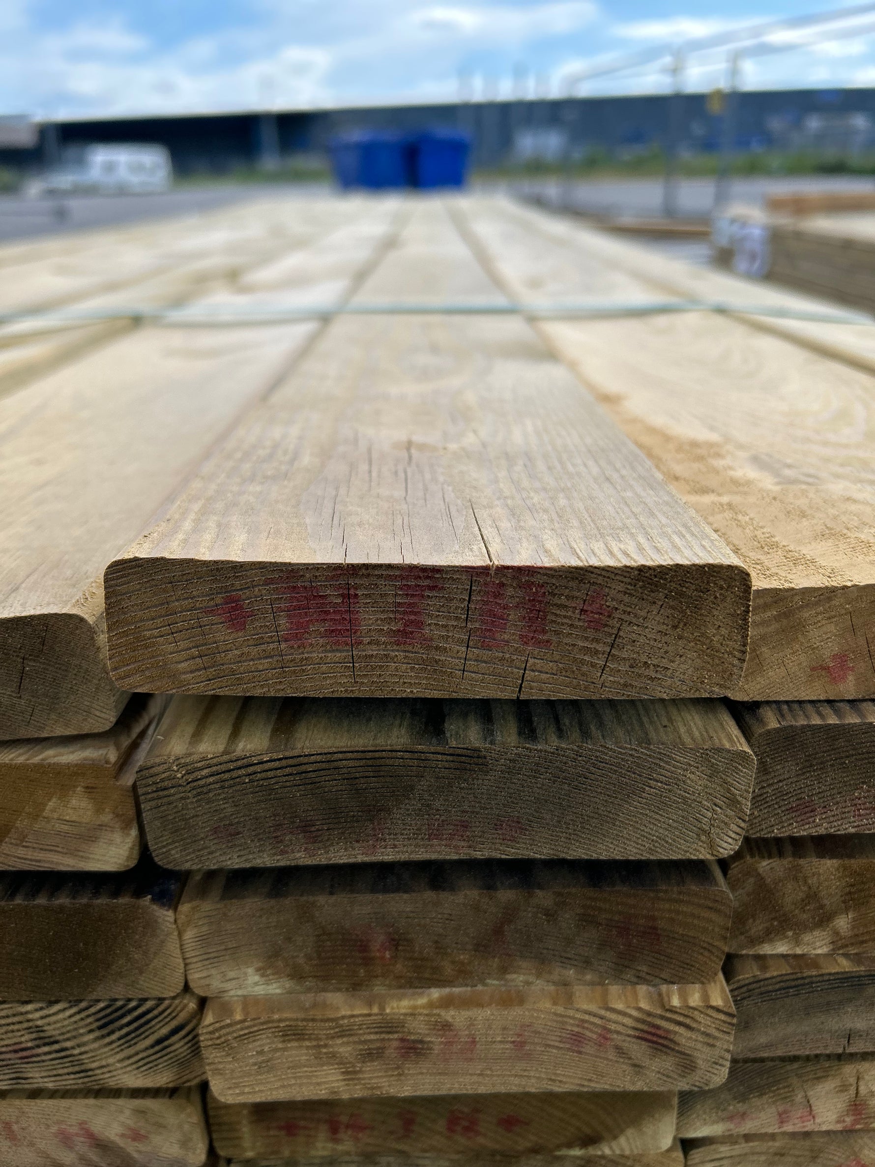 Paket Trall Furu 28x120mm 3,90m 144st Impregnerad B-sortering