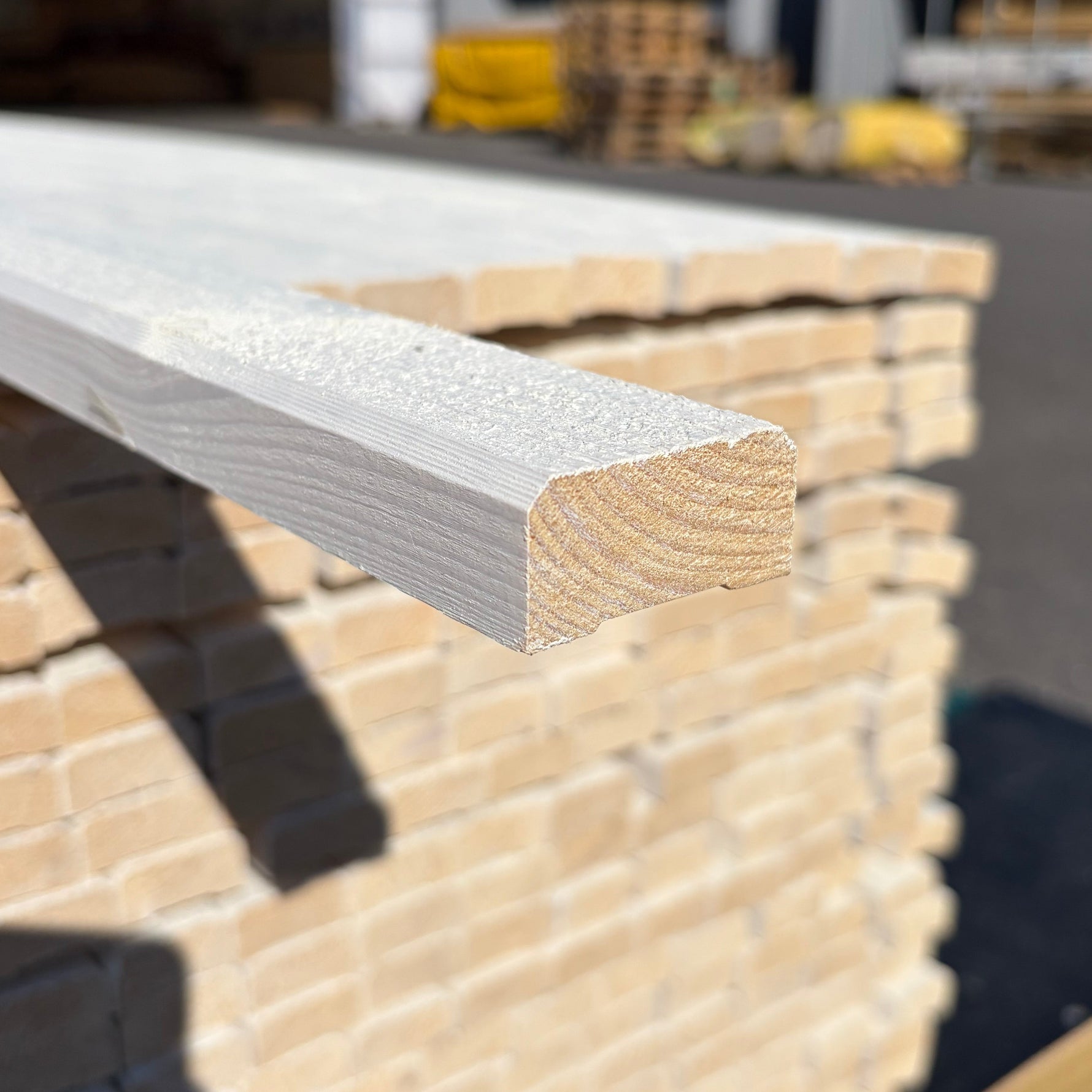 Parti Lockläkt 22x45mm, 528st 3.6m- Grundmålade