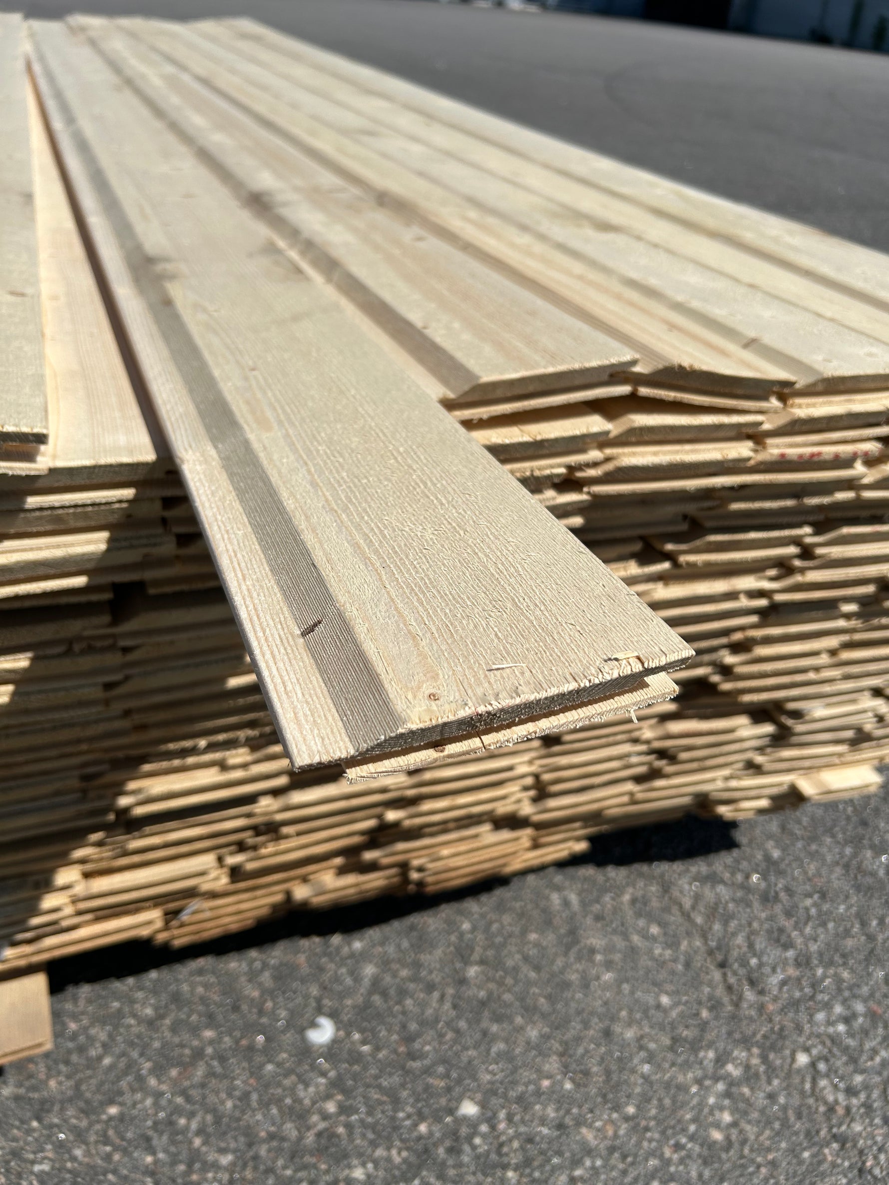 Paket Ytterpanel Enkelfas 22x120mm 225st 3.0m Obehandlade