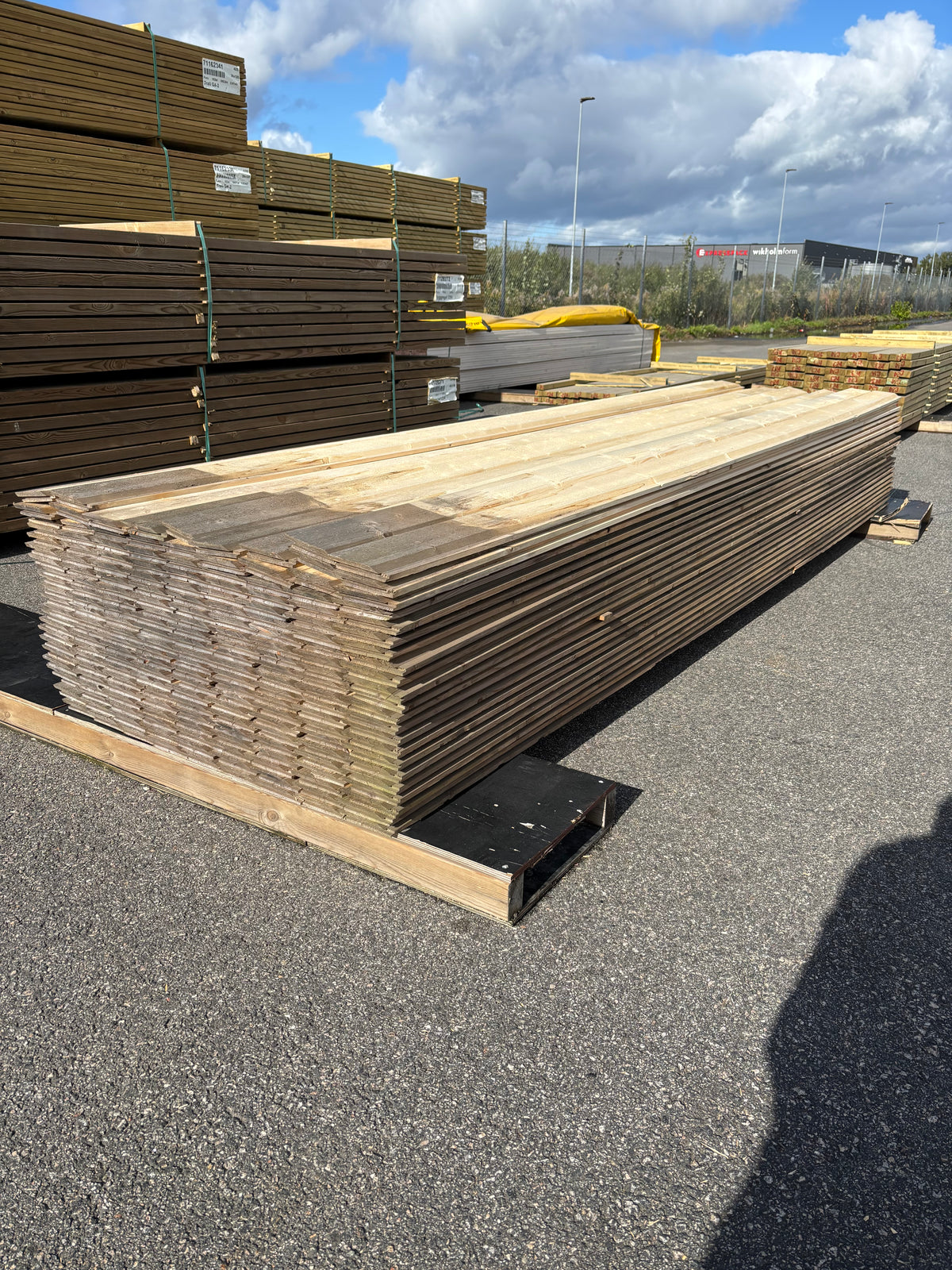 Paket Enkelfasspont 22x120mm, 202st 3,60m Obehandlad (Väderbitet)