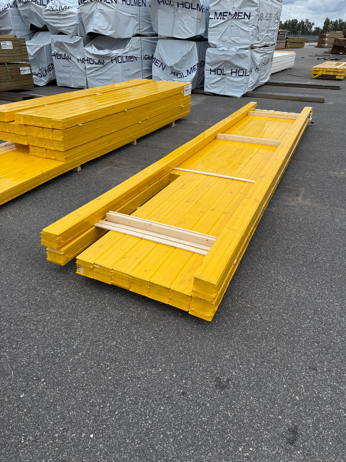 Paket Spårpanel 13x120 mm – Furu 3.60-5.10m 47,85kvm (Sekunda)