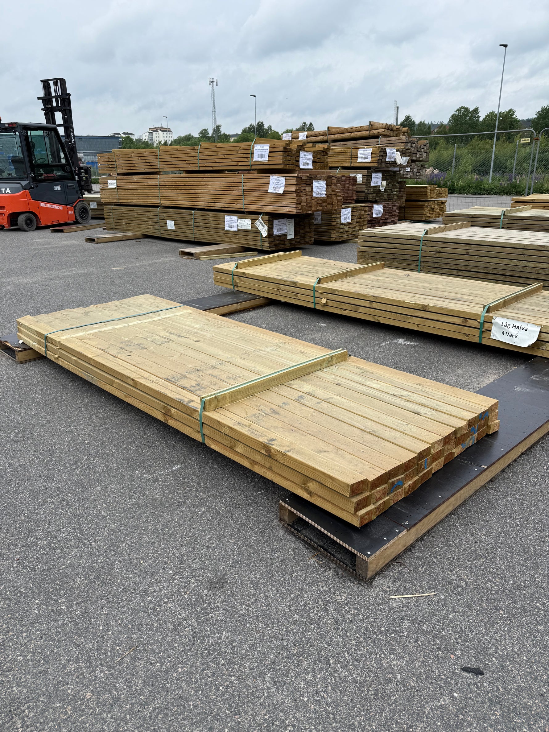 Paket Tryckimpregnerade Reglar 45x95mm 3.0m 33st (NTR AB)