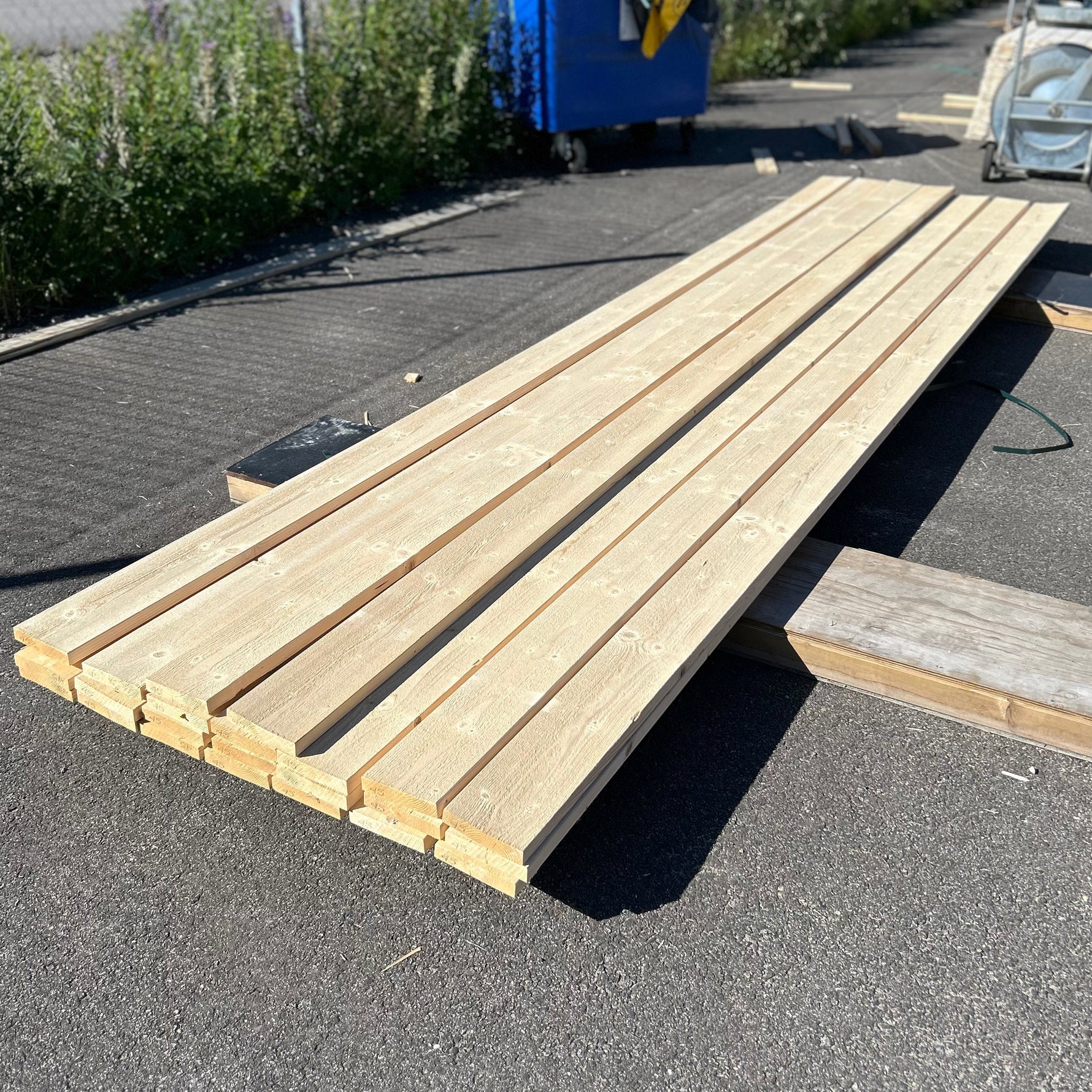 Paket Finsågade Brädor 28x145mm, 23st 4.50m Obehandlad