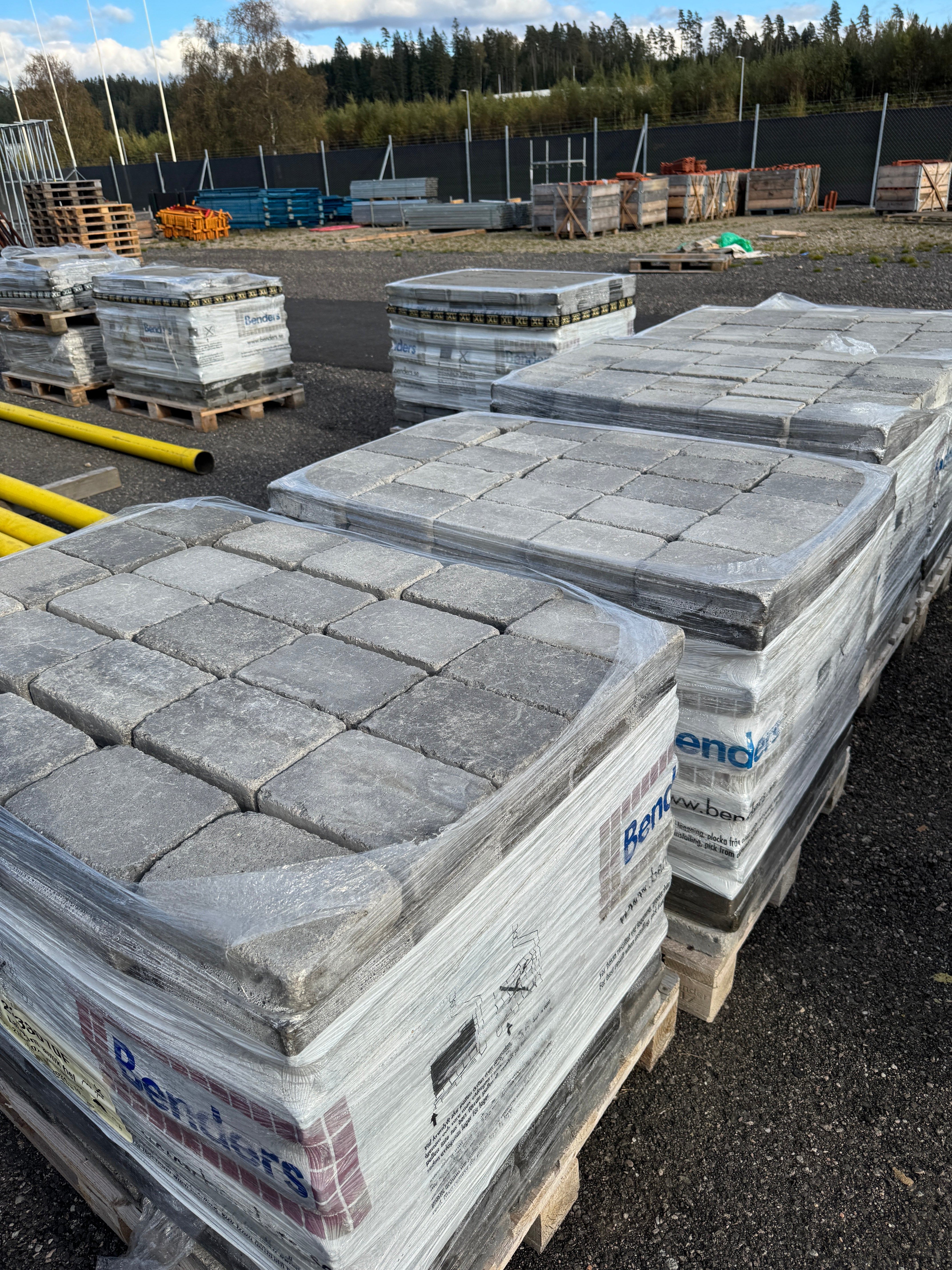 5 Pall Marksten Labyrint Antik Hel 210x140x50mm Gråmix&nbsp;