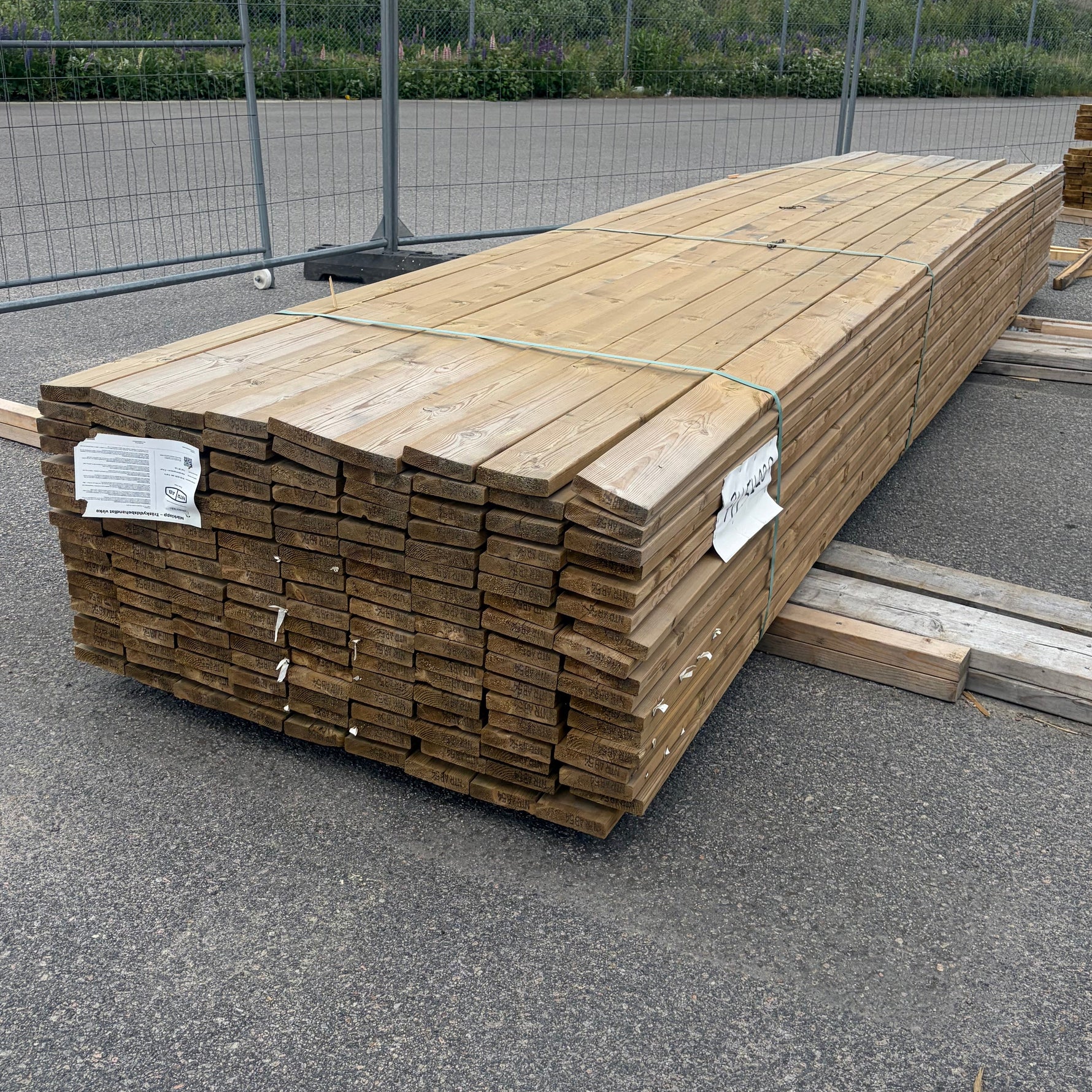 Paket Tryckimpregnerad Trall 28x120mm, 153st 5,40m