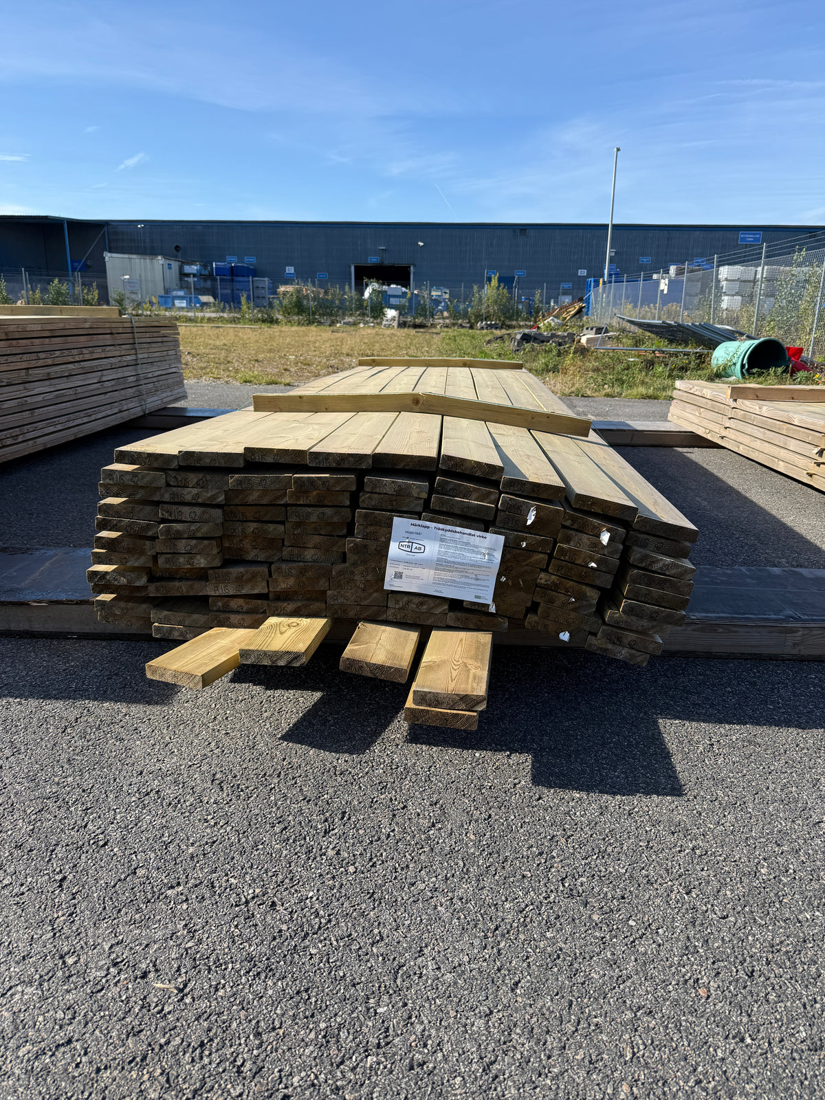 Paket Tryckimpregnerad Trall 28x120mm 4,20m- 97st