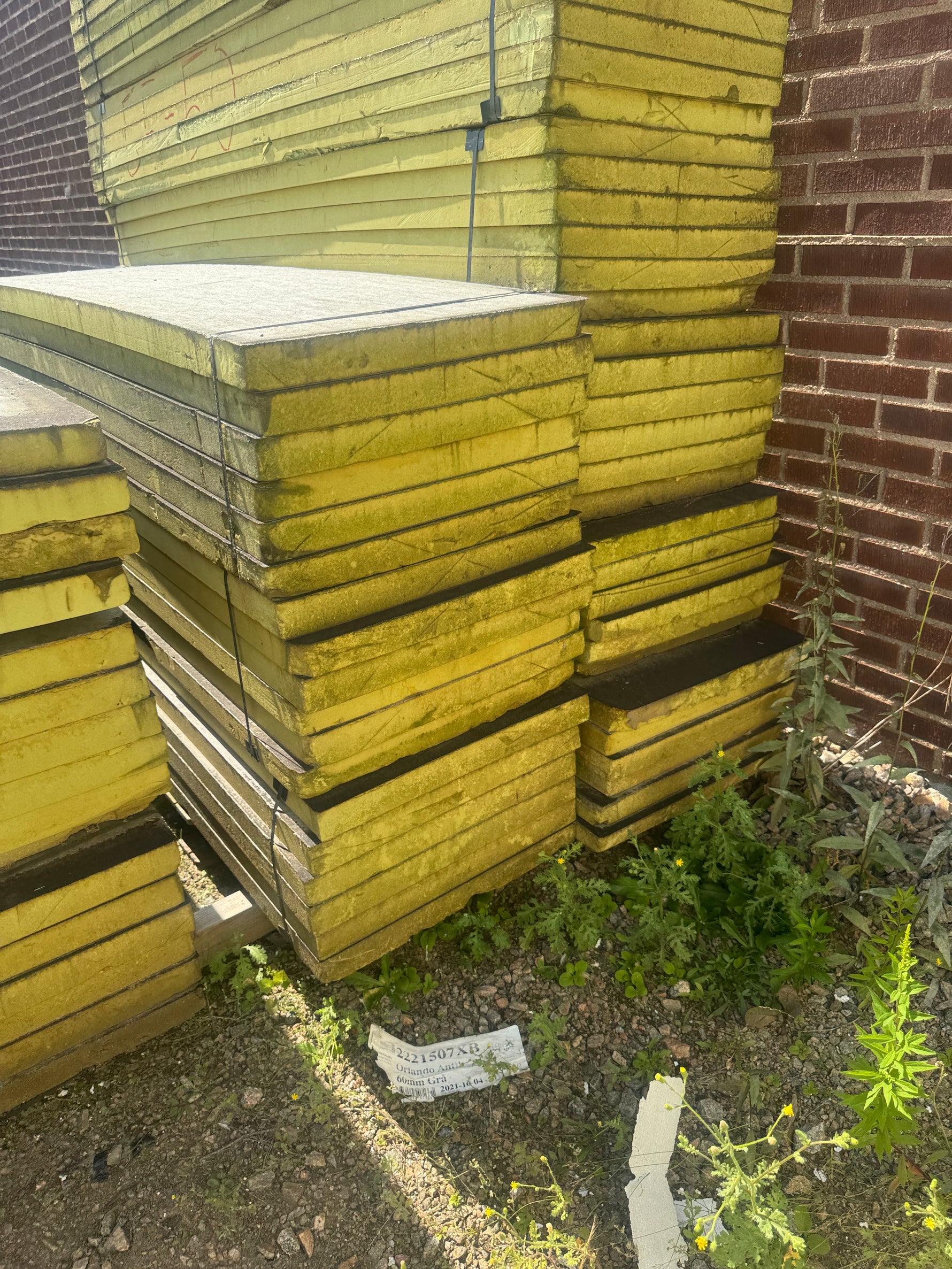 Parti PIR-isolering 2400x590mm ca 70 skivor