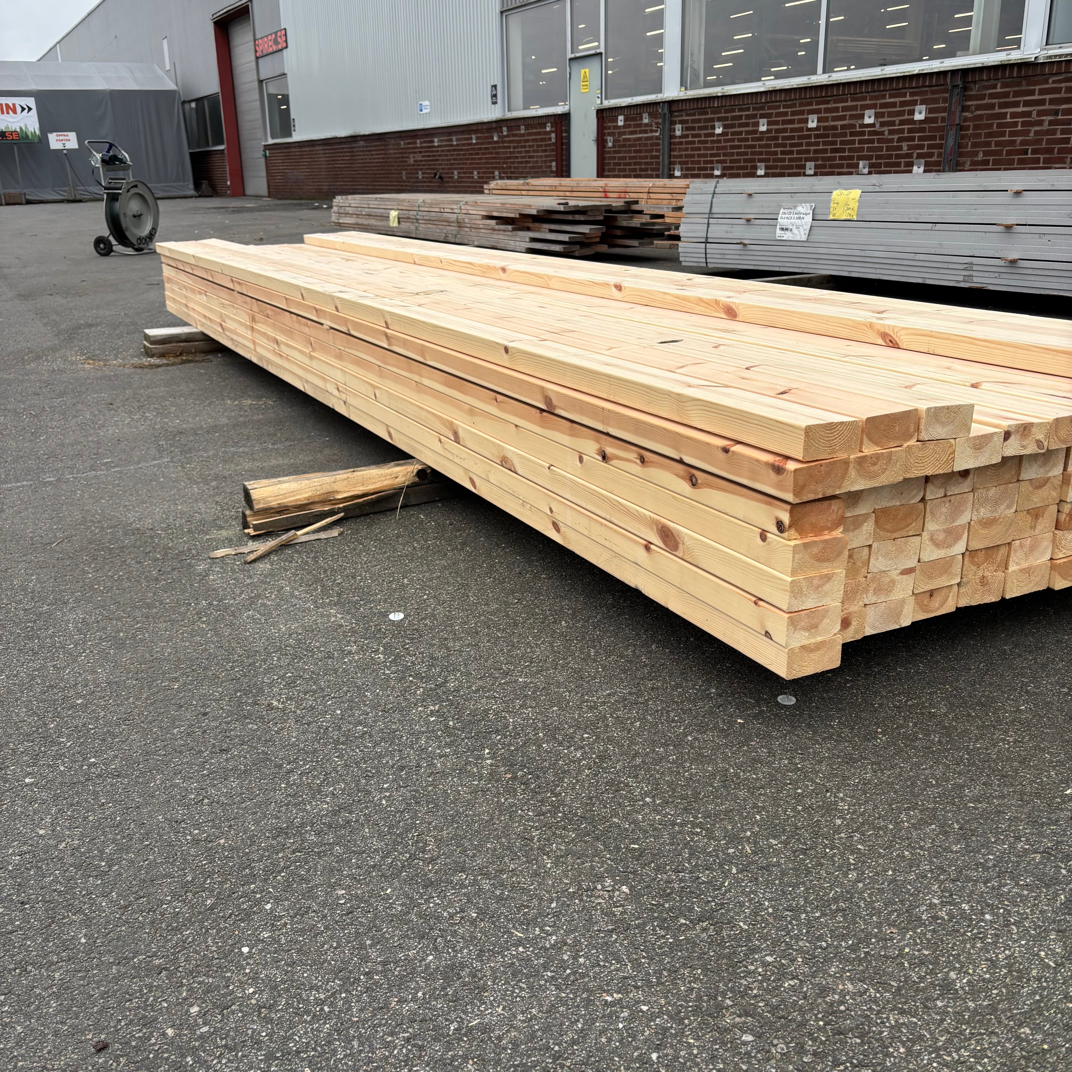 Paket Reglar 45x90mm – 72 st (4,80 m, Hyvlad Furu)