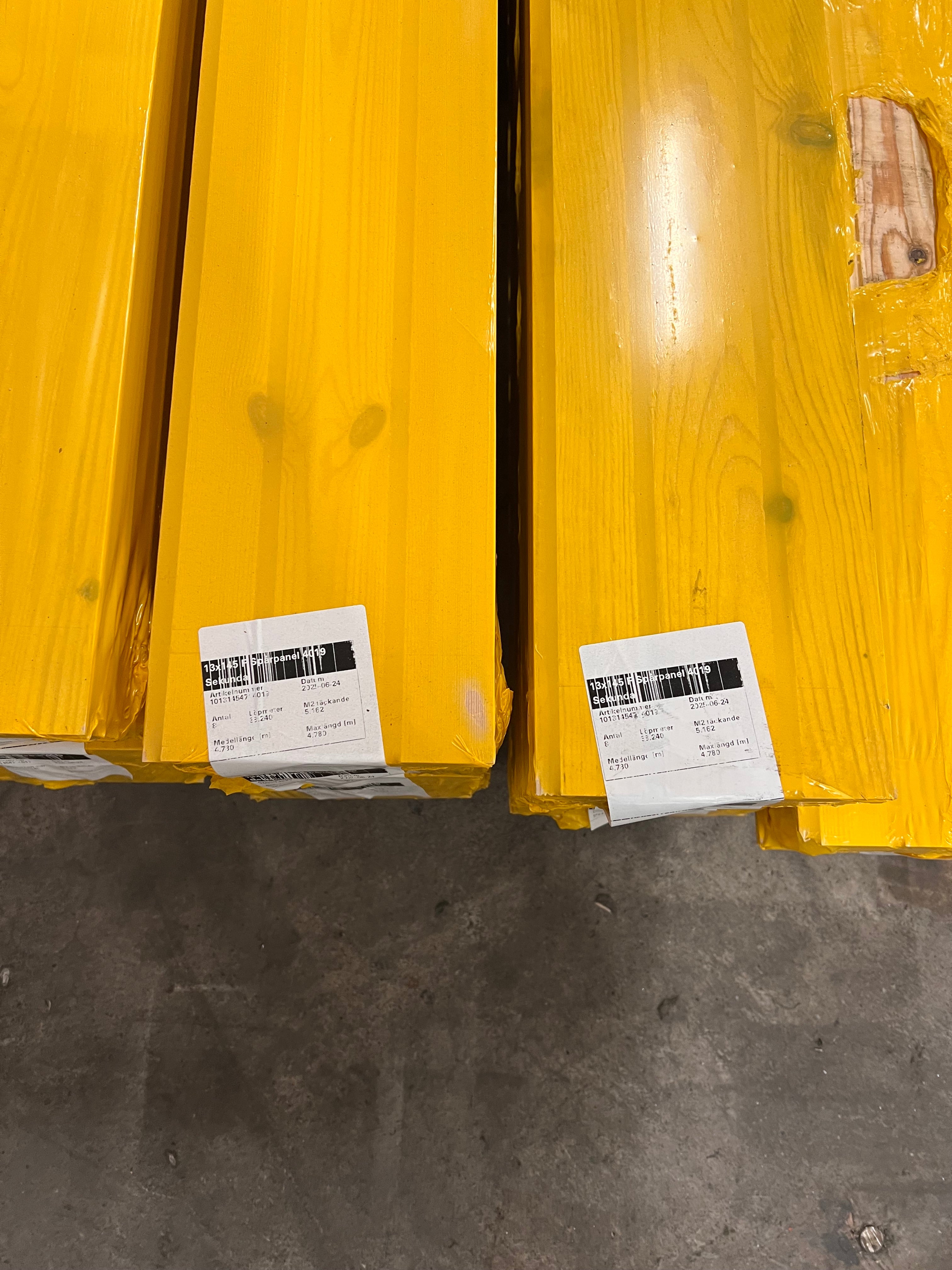 Paket Spårpanel 13x145 furu - sekunda (obehandlad) 36,1 kvm