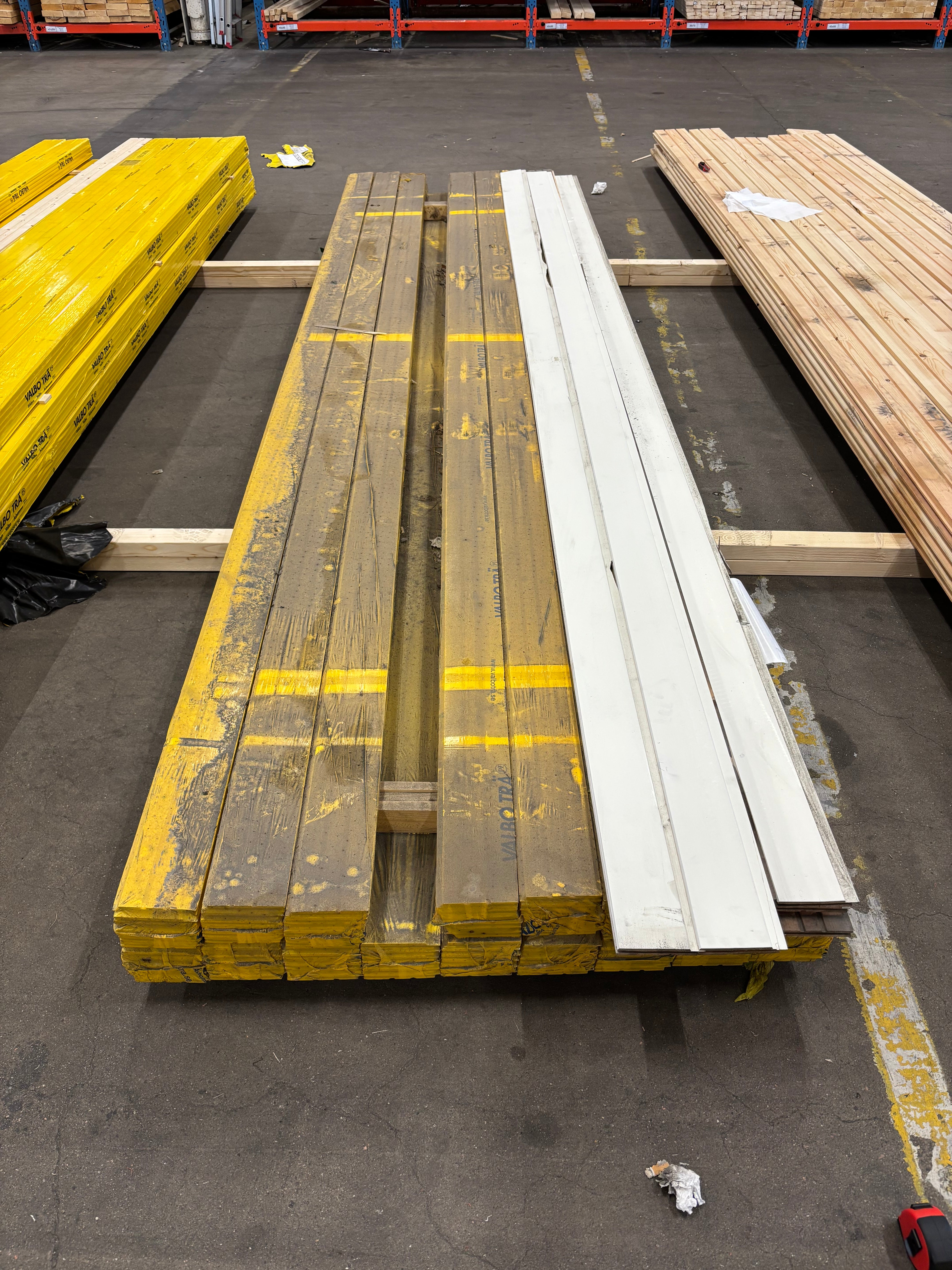 Paket Innerpanel 15x120mm 102st 4.15m – Vitmålad