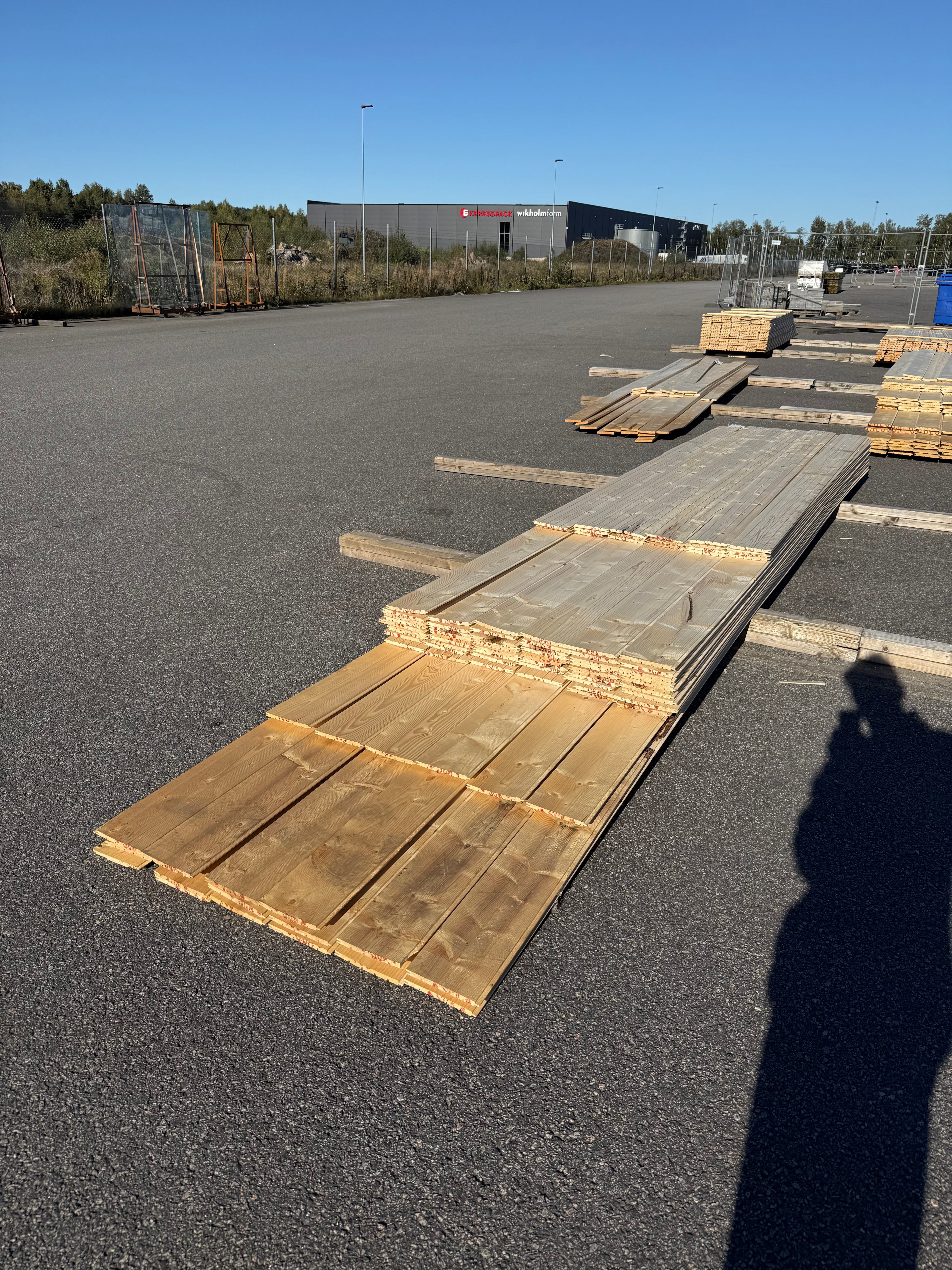 Paket Innerpanel 13x169mm Slätspont Gran Utskott