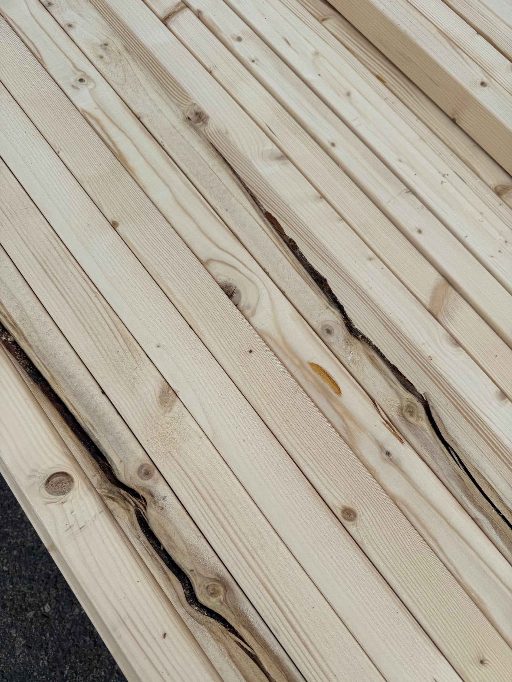 Paket Reglar 45x45mm, 135st 4,80m (Andra sortering)