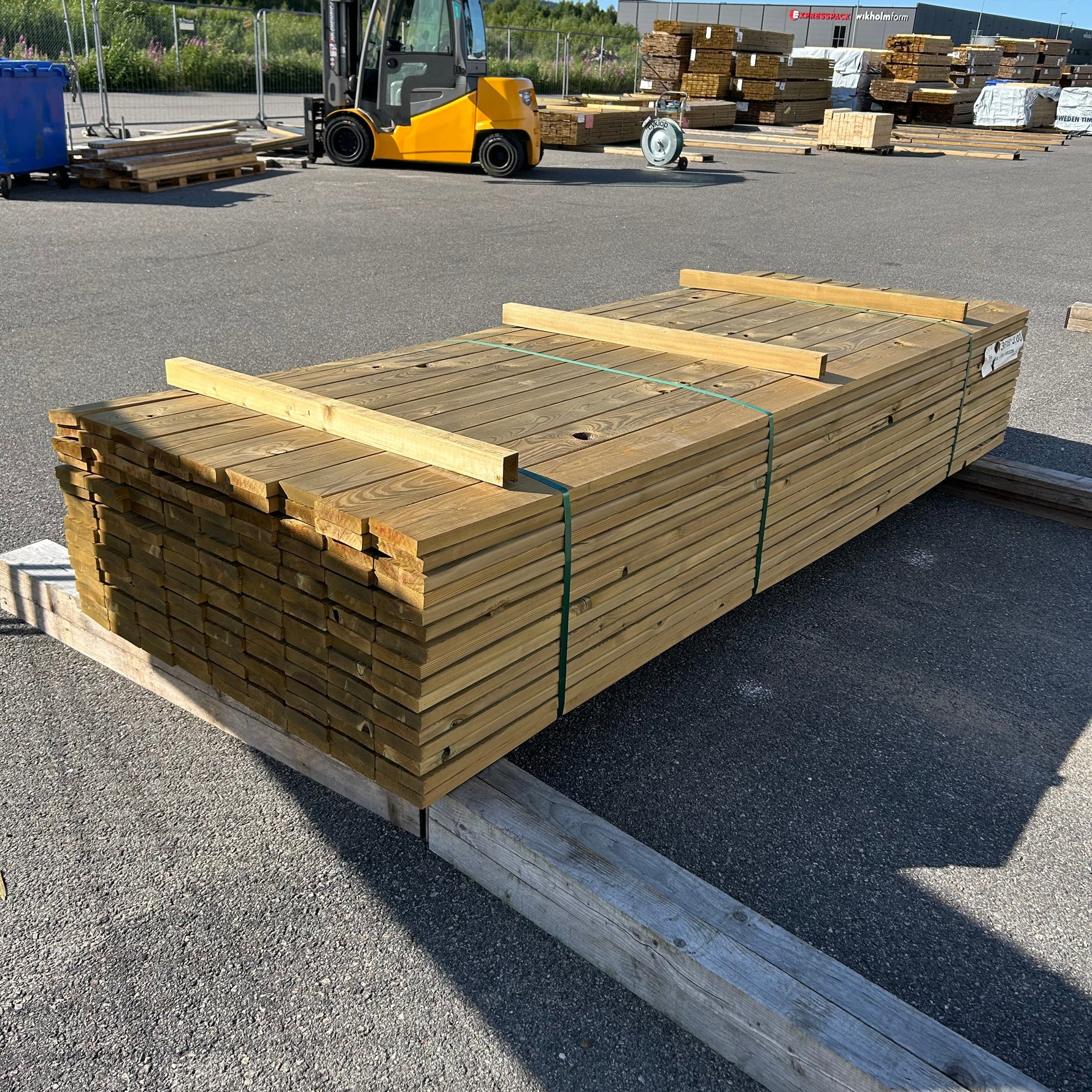 Paket Tryckimpregnerad Trall 28x120mm 3,00m 144st B-Sortering
