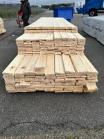 Parti Finsågade Brädor 22x120 mm – 3.60–4.80 m (Andra sortering)