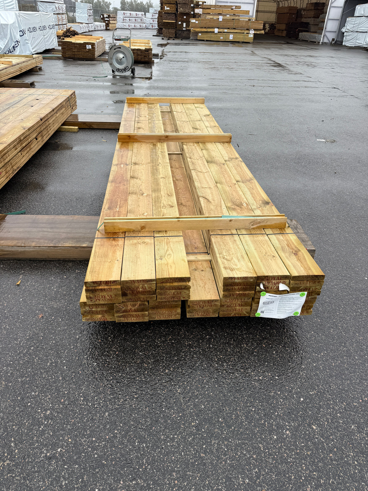 Paket Tryckimpregnerad Rillad Trall 28x145mm – 52st, 4,20m